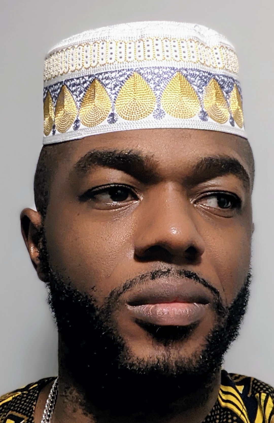 Hakeem Embroidered African Kofia Hat Cap - DPHK104、mySite、solidvoid