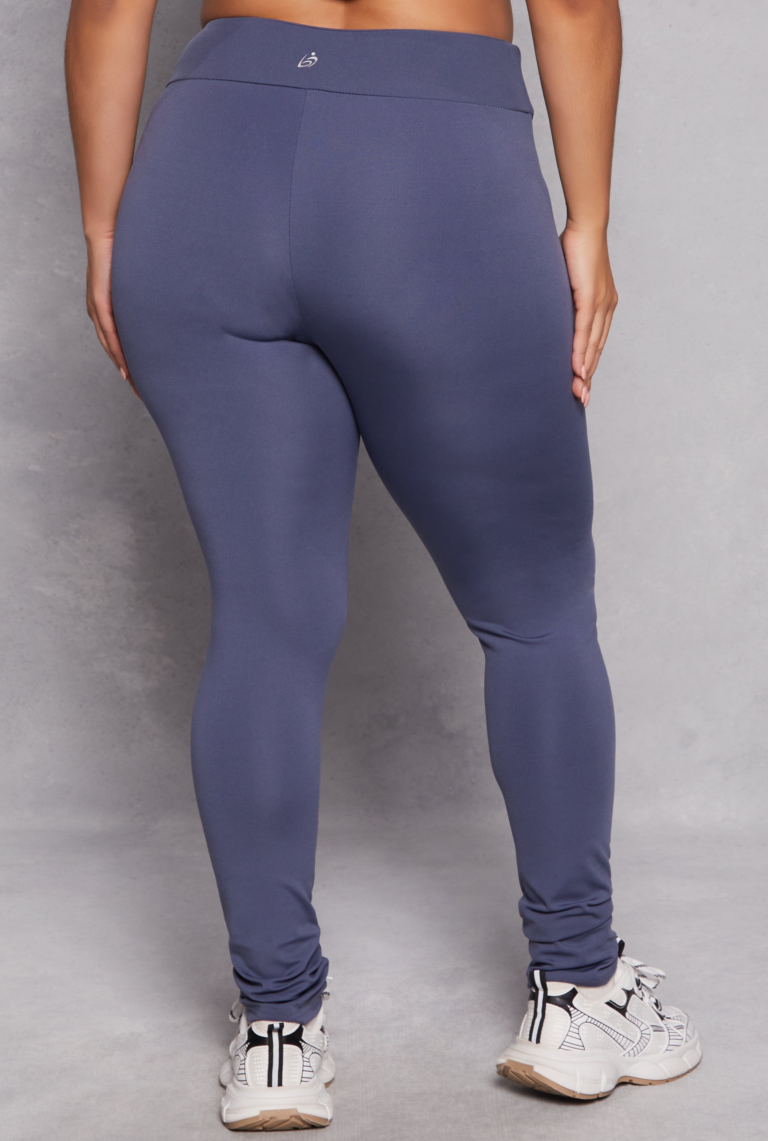 Plus Size Basic Activewear Leggings、mySite、camillekostekn
