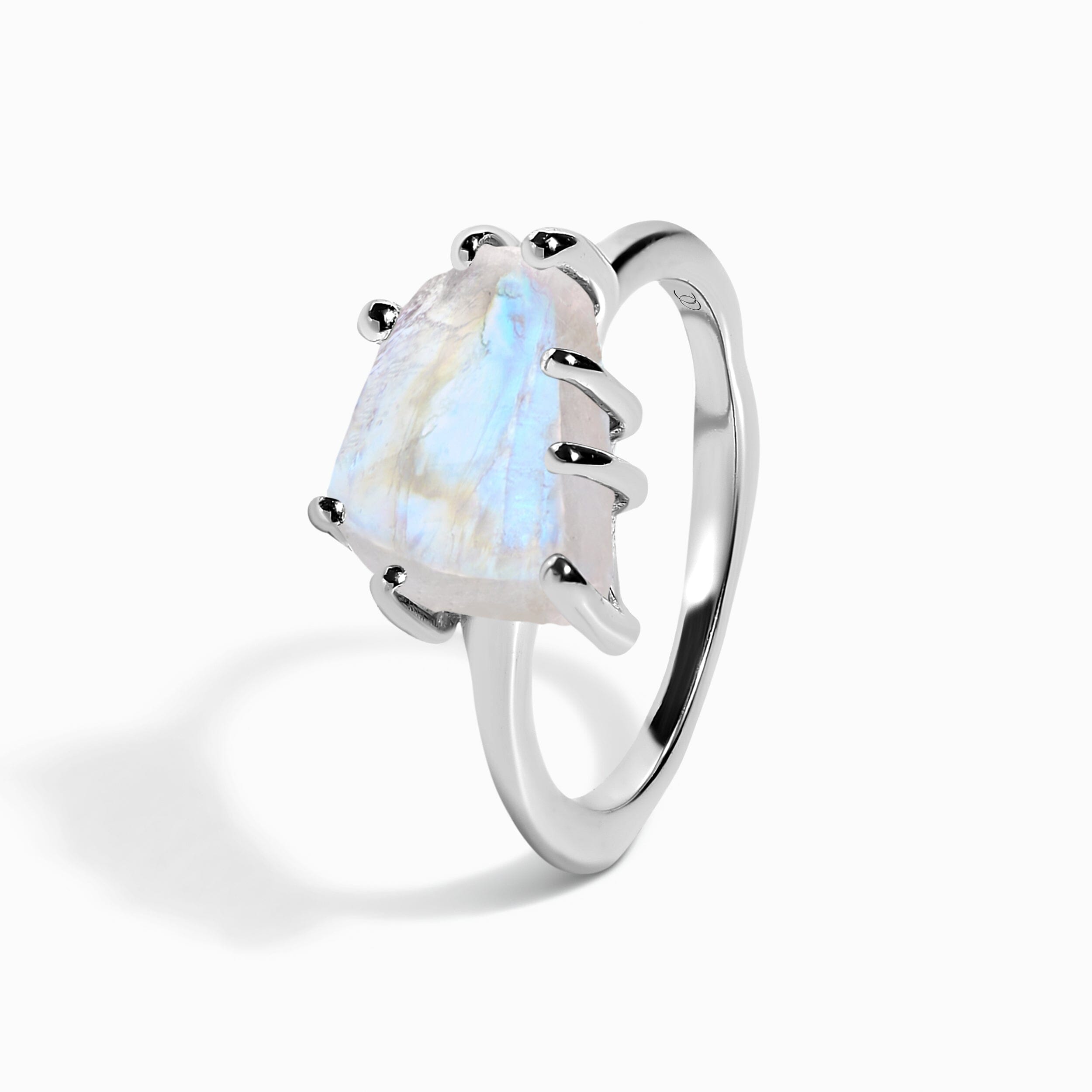 Raw Crystal Ring - Serene Moonstone、mySite、hinf8tx79