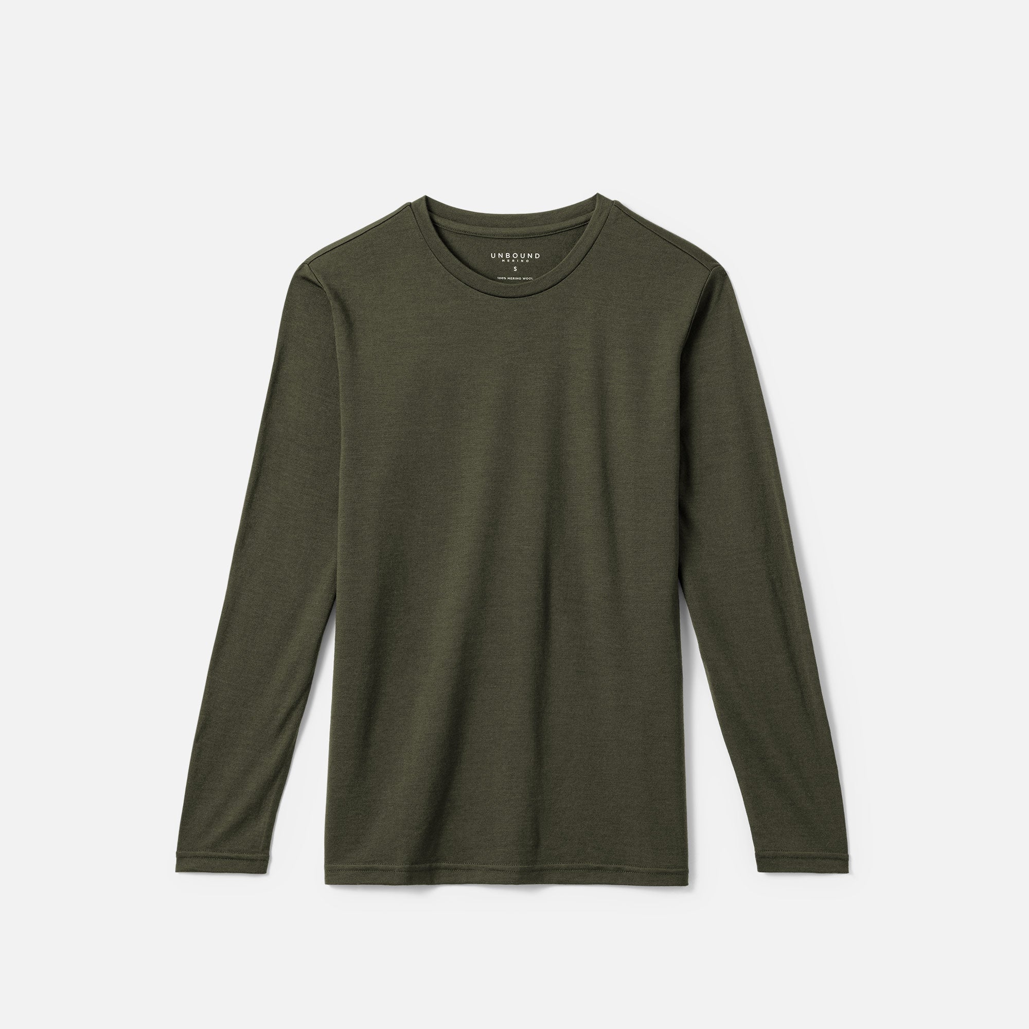 Men's Long Sleeve Merino Crew、mySite、noshort