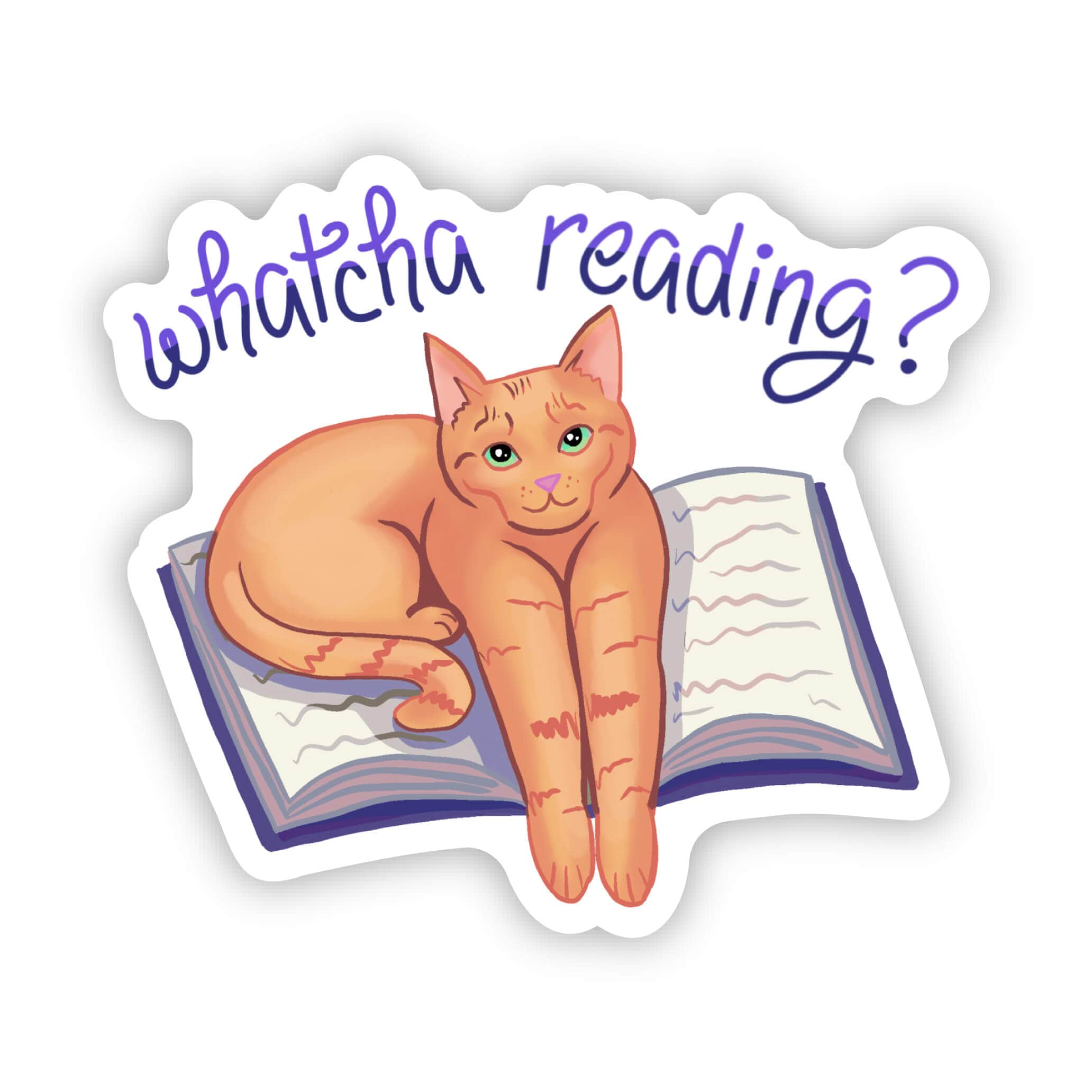  Whatcha Reading Sticker、mySite、ghnorth