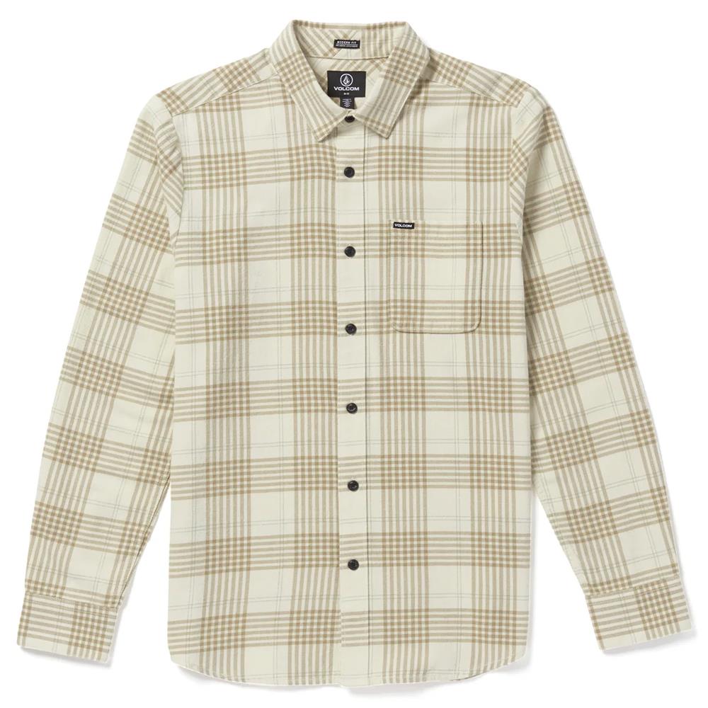  Volcom Caden Plaid Shirt - Dirty White、mySite、merchandisen