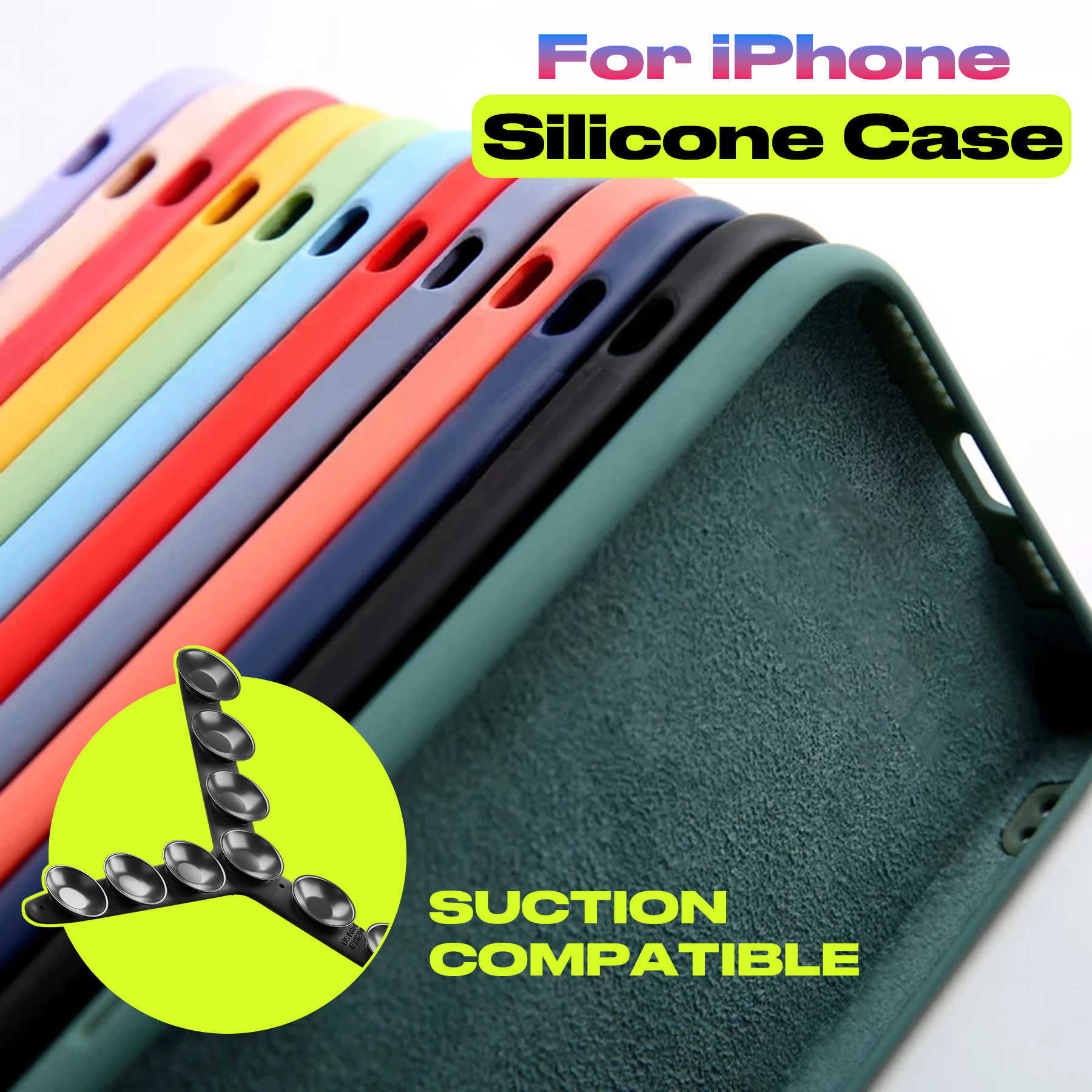 Silicone Case for iPhone、mySite、fannypackpong