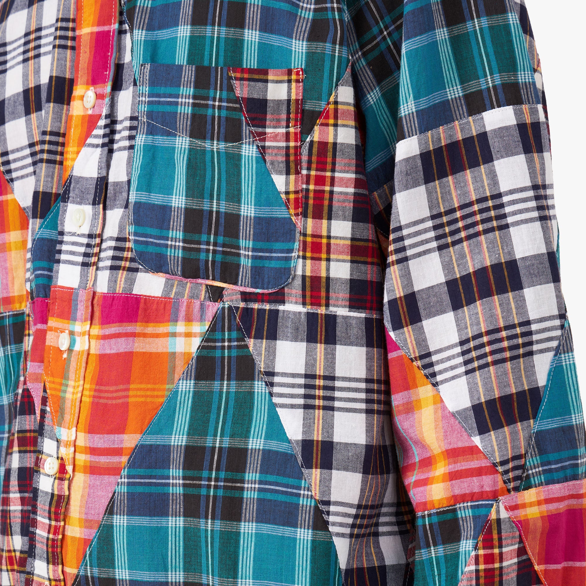  Engineered Garments 19 Century BD Shirt / Patchwork Madras、mySite、merchandisen