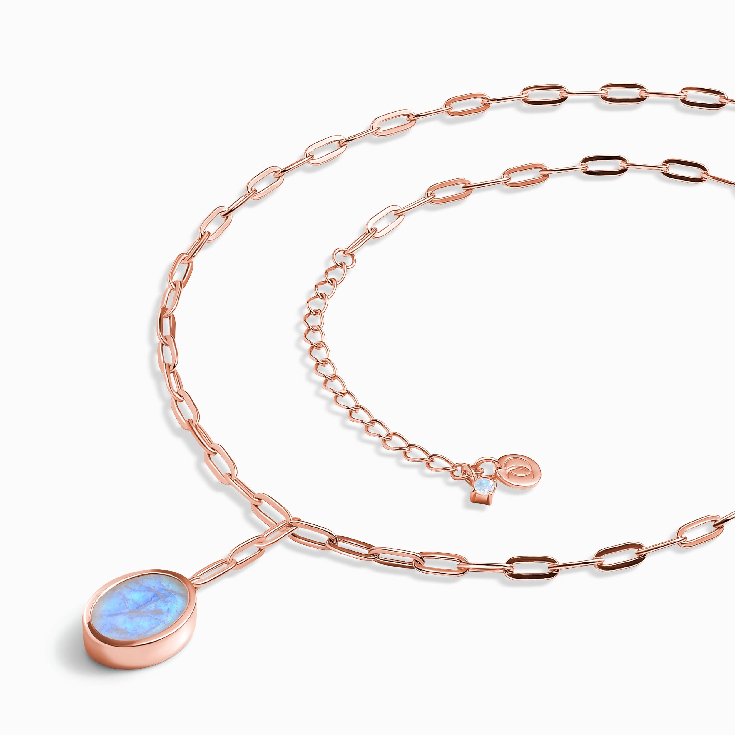 Moonstone Widelink Necklace - Enfolded Intuition、mySite、hinf8tx79