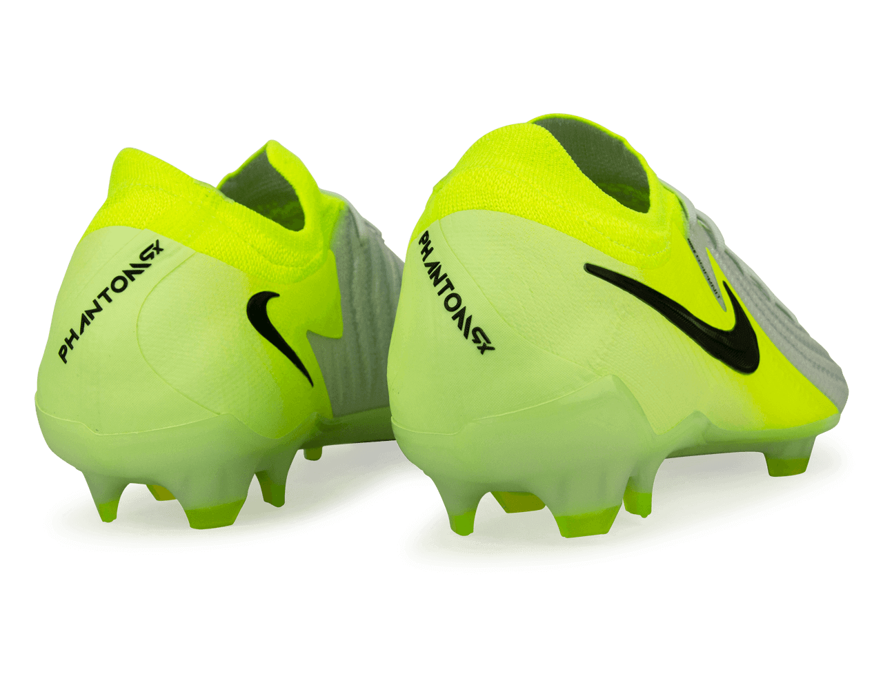 Nike Men's Phantom GX II Elite FG Silver/Black/Volt、mySite、noshort