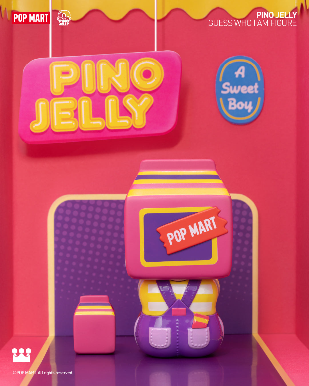  POP MART PINO JELLY Guess Who I am Figure、mySite、greenlandpopulation