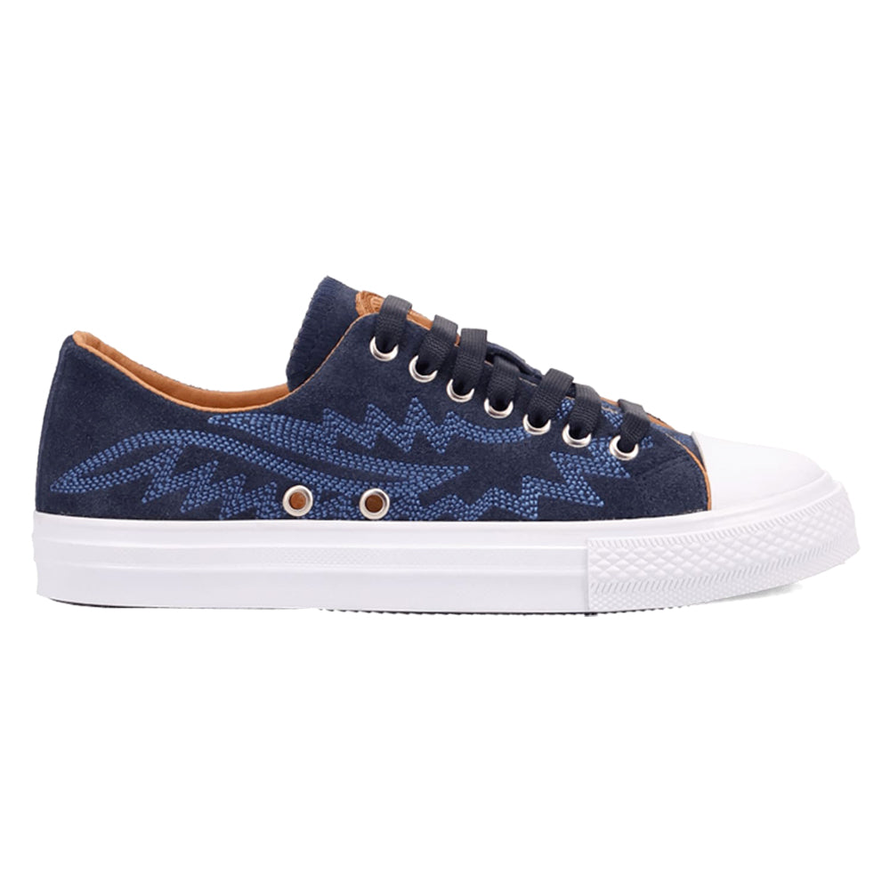 Campus Embroidered Lace Up Sneakers、mySite、gtrtttuynbv