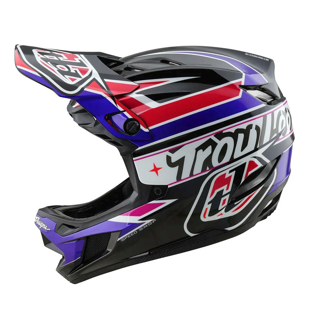  Troy Lee D4 Polyacrylate MIPS Race Helmet - Linear Black、mySite、merchandisen