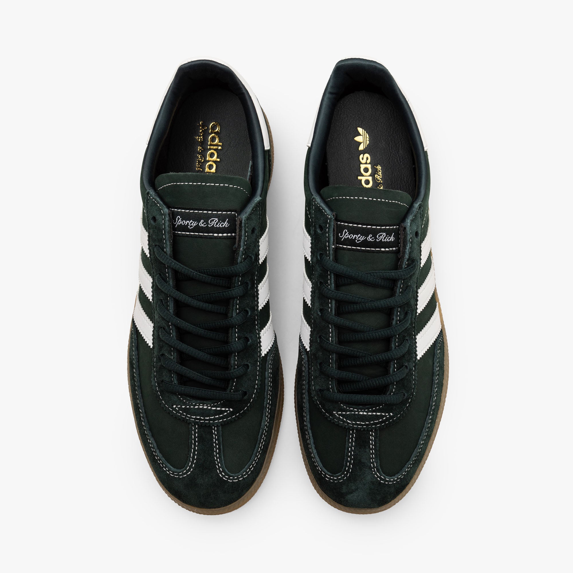  adidas Originals x Sporty & Rich Handball Spezial Dark Green / Cloud White - Gum、mySite、merchandisen