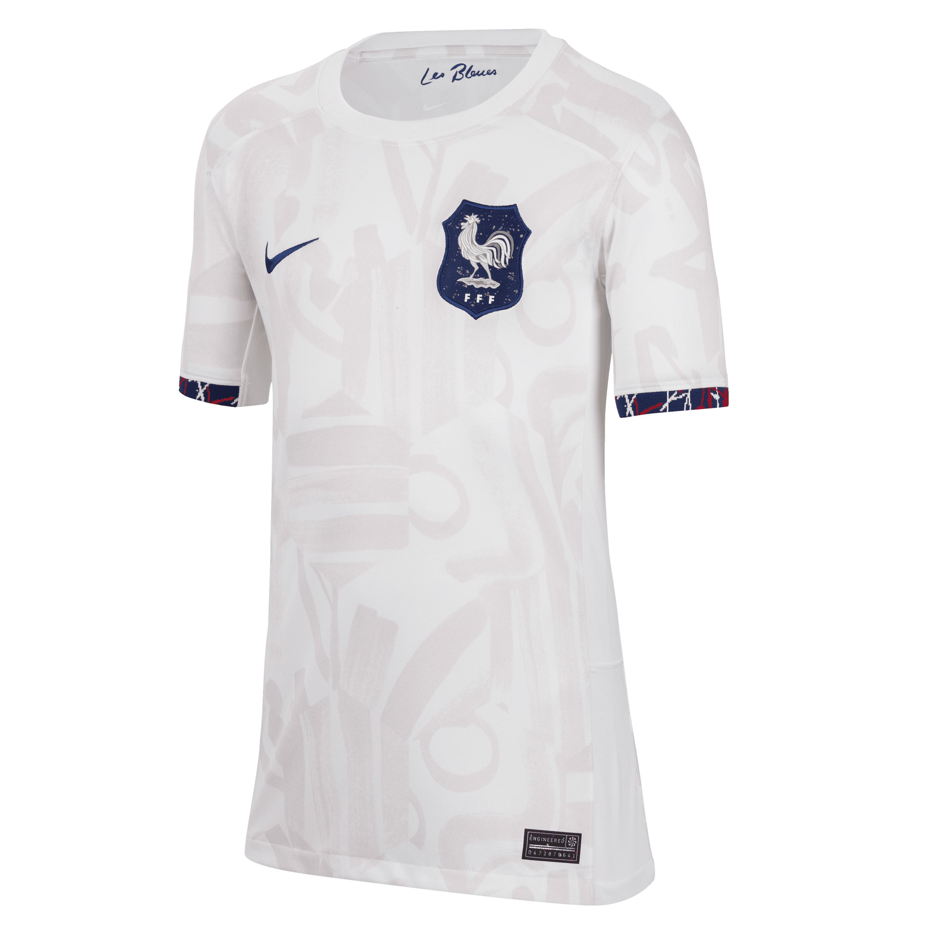 Nike Kids France 2023/24 Away Jersey White/Venice、mySite、bottomscart