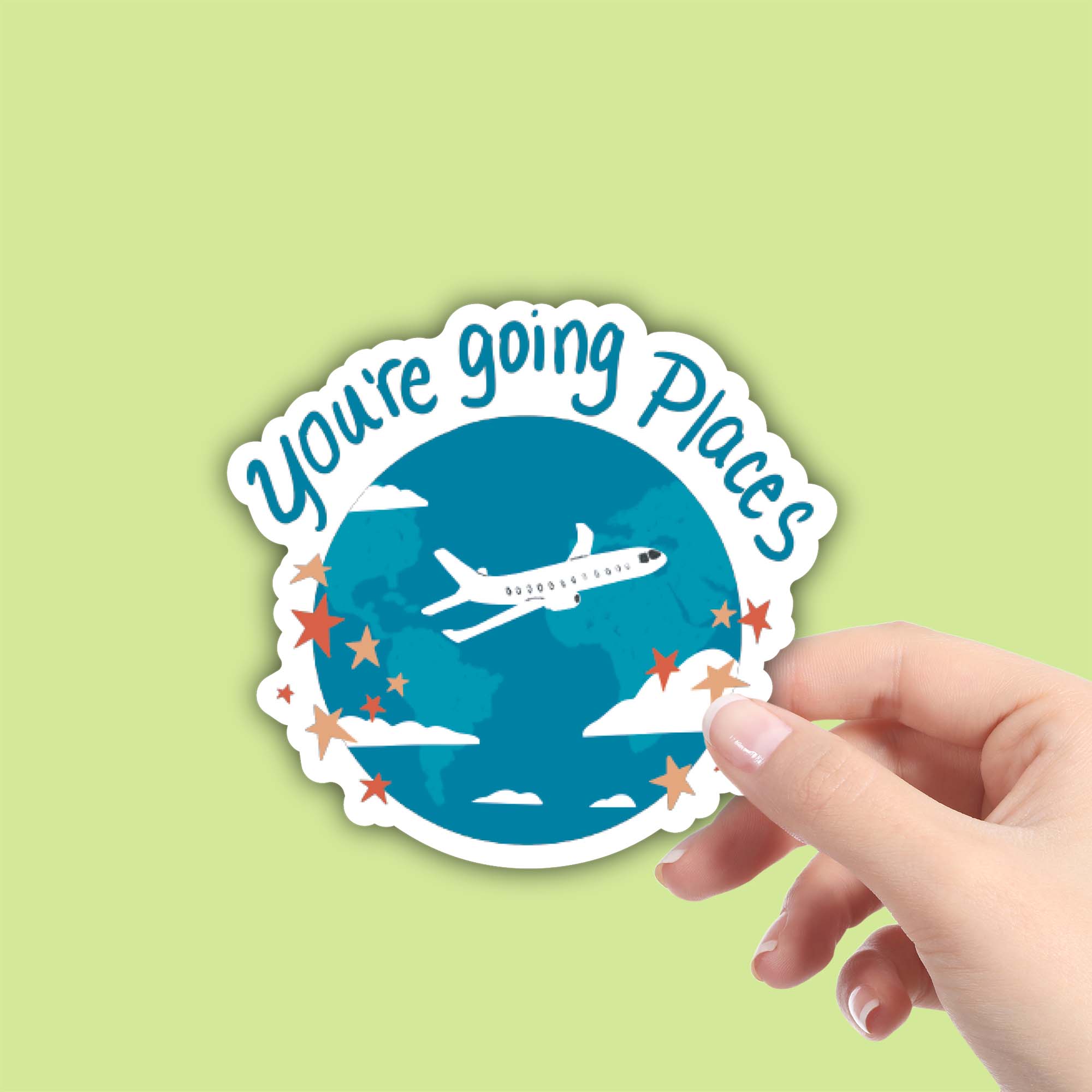  You're Going Places Travel Sticker、mySite、elrpsem3k