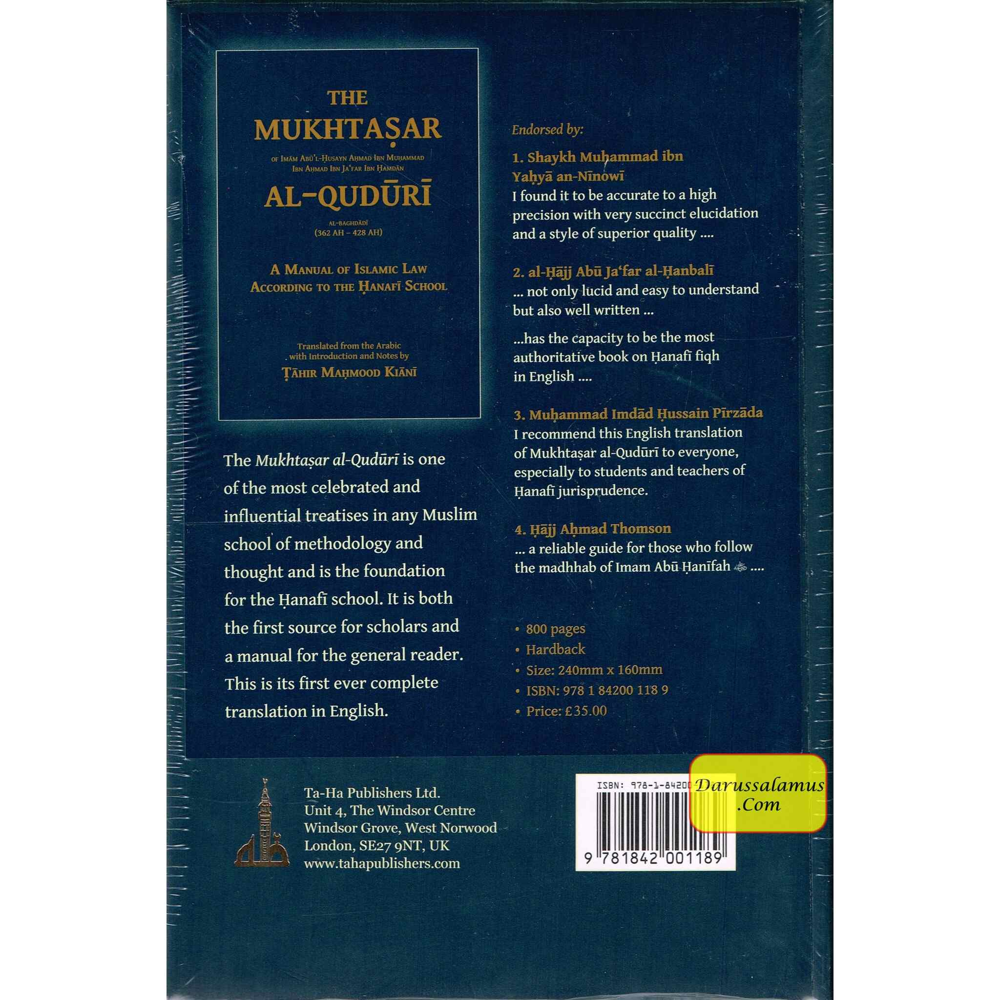 The Mukhtasar Al-Quduri (A Manual of Islamic Law According to the Hanafi School) By Imam Abu'l-Husayn Ahmad Ibn Muhammad Ibn Ahmad、mySite、topwebapps