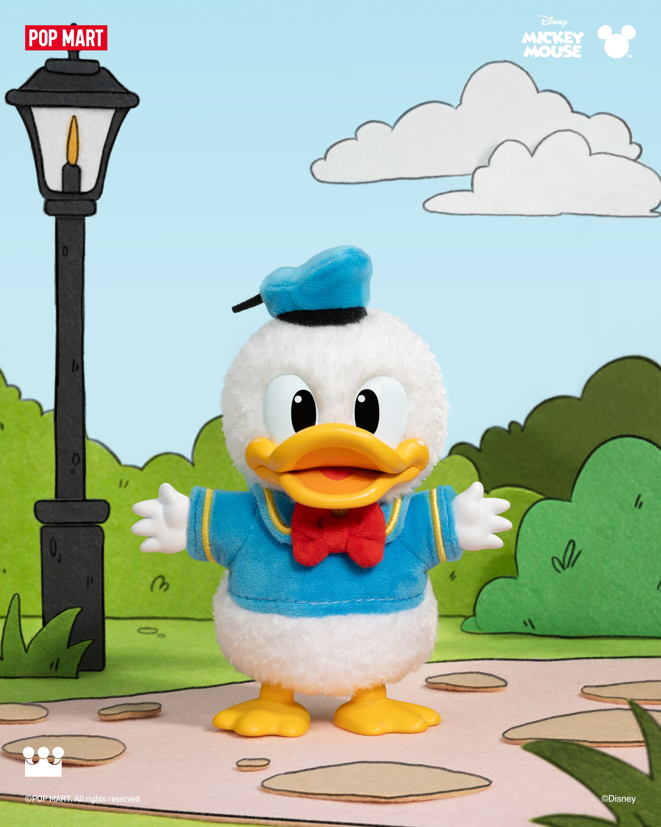  POP MART Mickey Family Cute Together Keychain Series Figures、mySite、greenlandpopulation