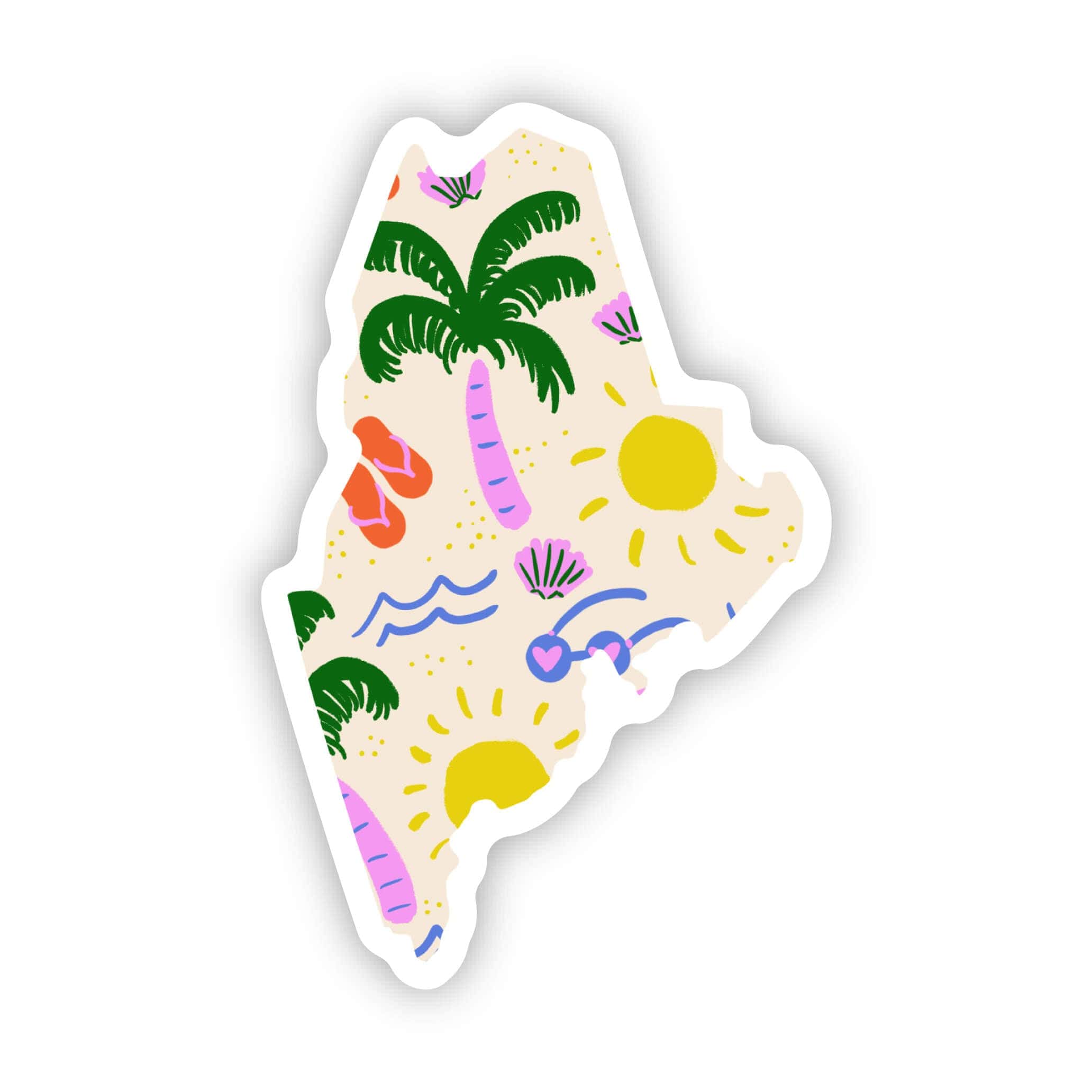  Maine Sticker - Beach、mySite、ghnorth