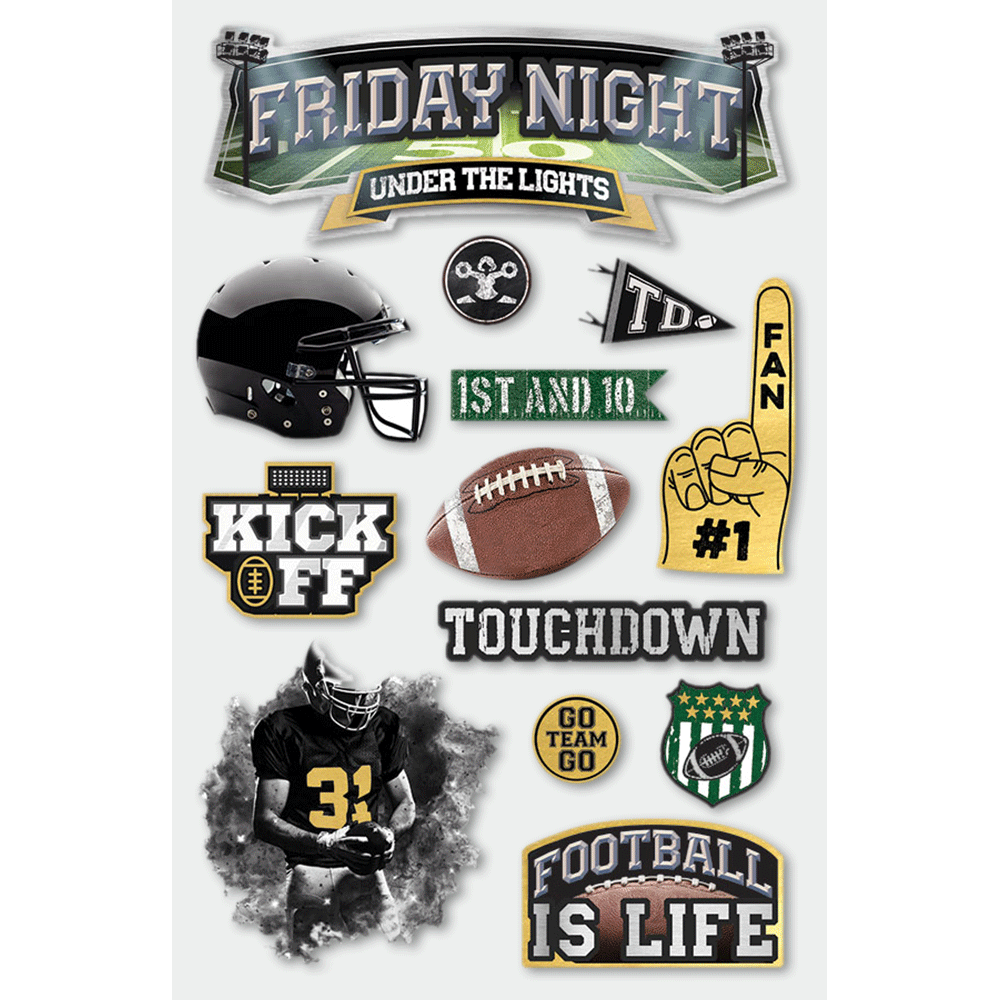  Friday Night Under the Lights 3-D Stickers、mySite、ghnorth