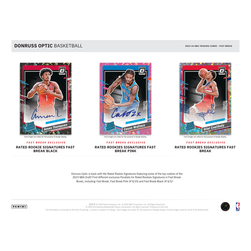 2023/24 Panini Donruss Optic Basketball Fast Break Box、mySite、waistdrama