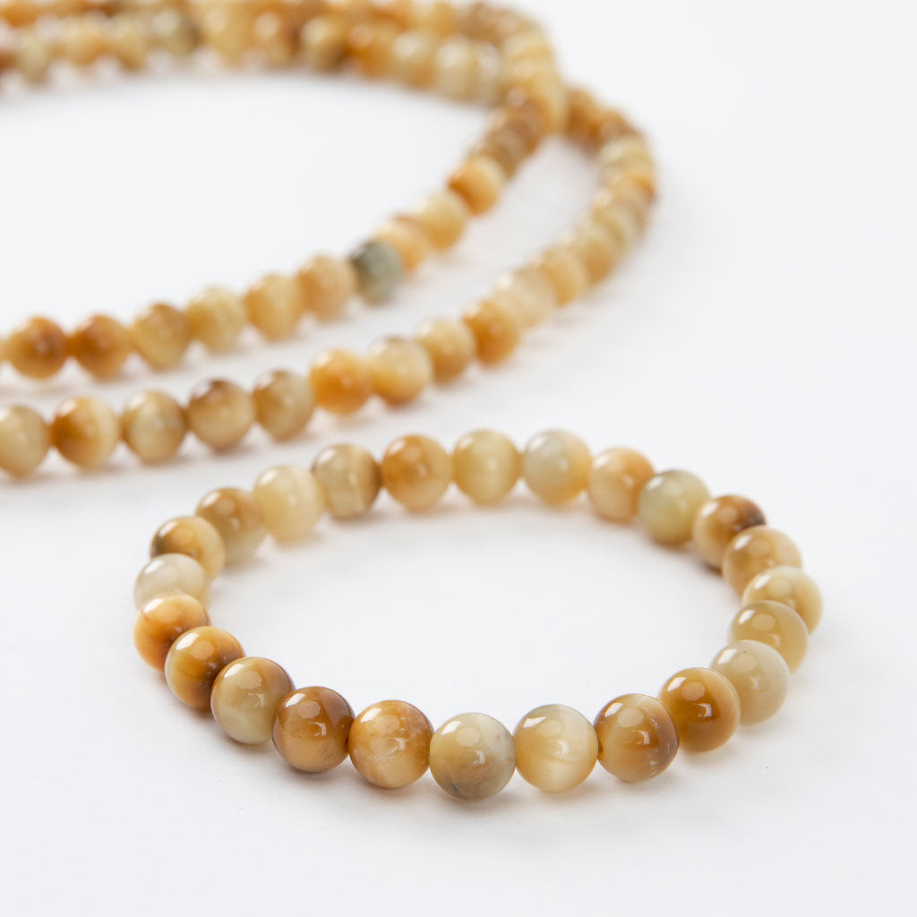 Yellow Tiger's Eye Mala Set、mySite、topwebapps