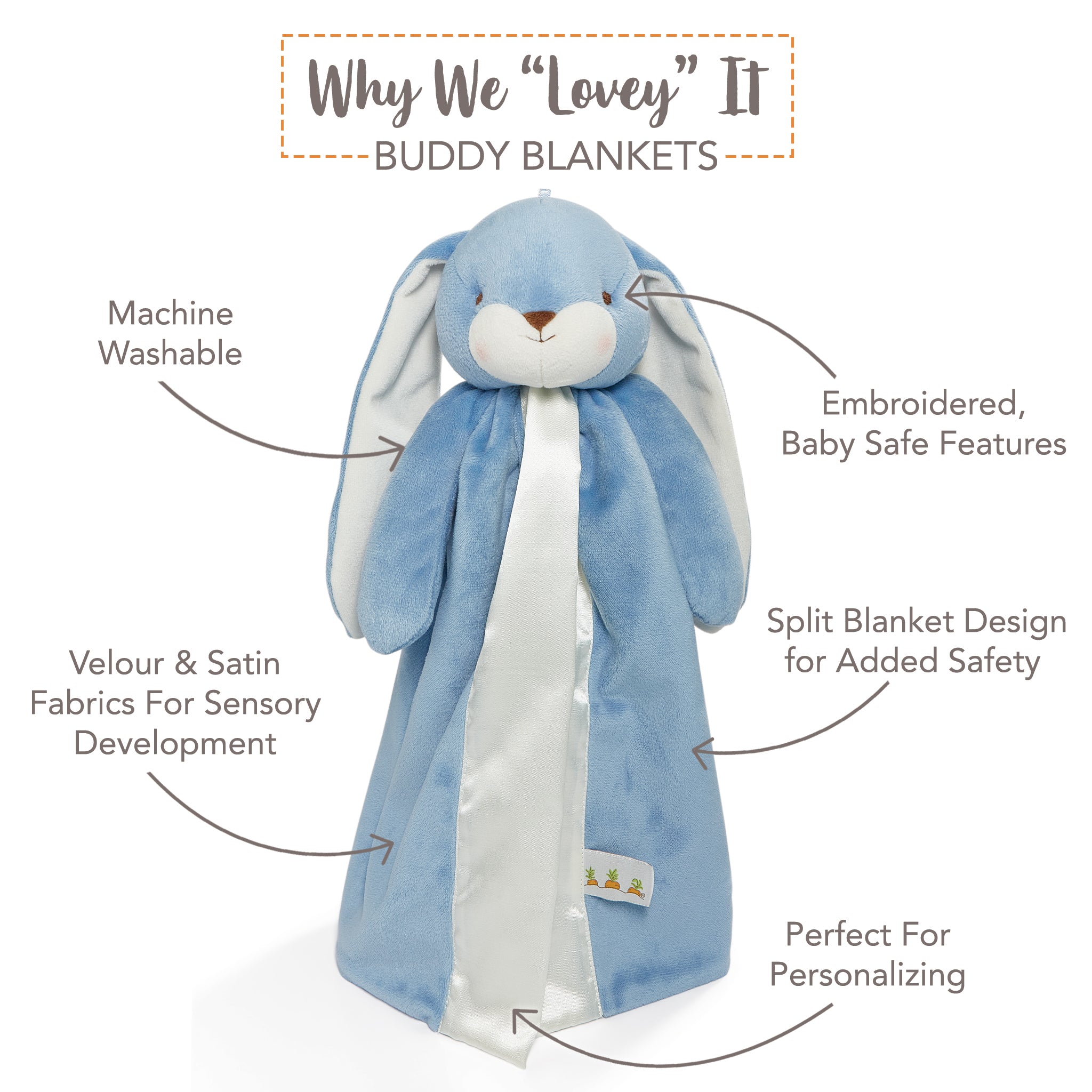 RETIRED - Nibble Buddy Blanket Blue - Lavender Lustre、mySite、g9winljtr
