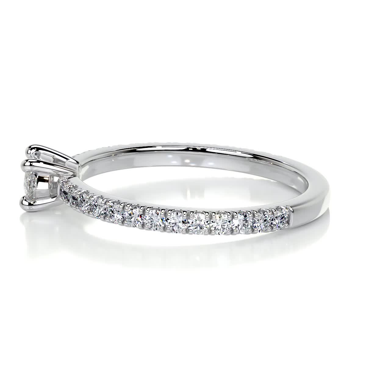 Chloe Marquise Stacking Ring (0.60 Carat) -Platinum、mySite、hinf8tx79