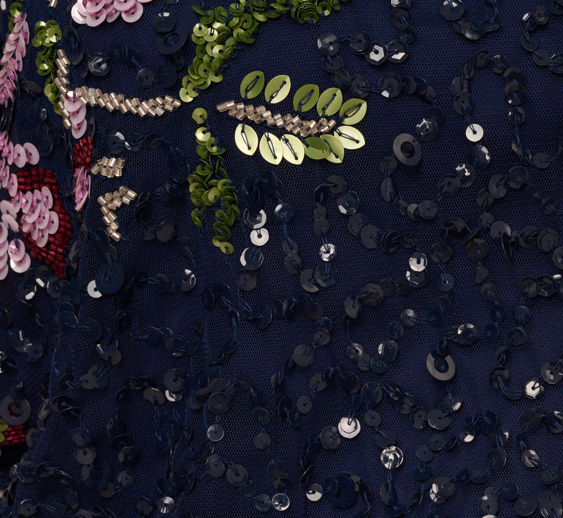 Plus Size Multicolor Floral Beaded Mermaid Gown With Dolman Sleeves In Midnight Multi、mySite、solidvoid