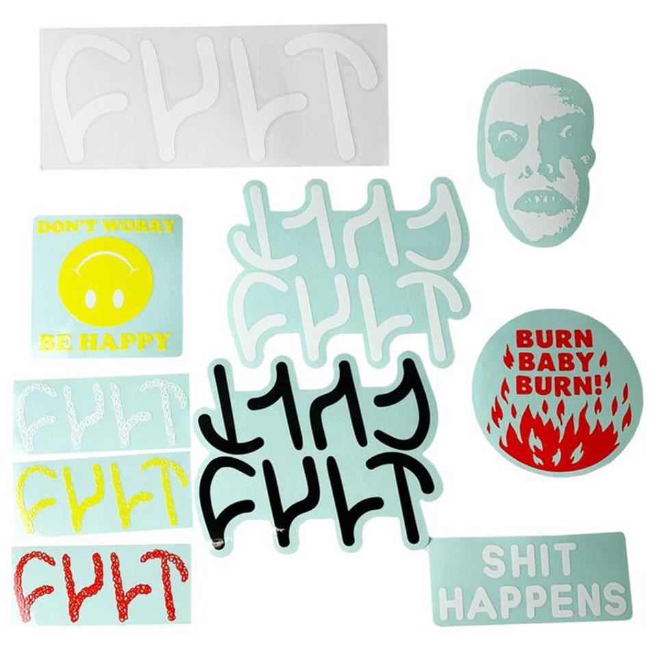  Cult 10pc Sticker Pack、mySite、merchandisen