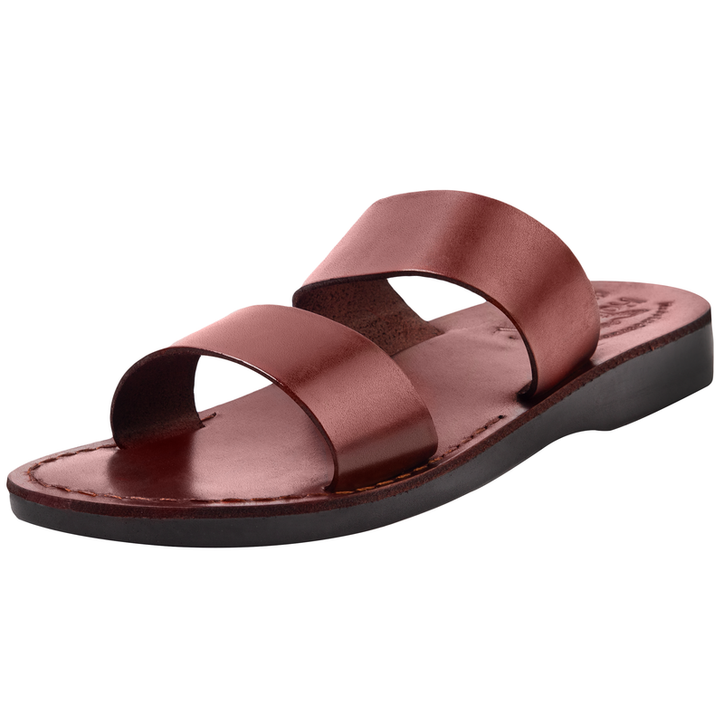  Holy Land Market Men/Women Biblical Jesus Leather Sandals/Slides From Jerusalem (Good Shepherd I)、mySite、elrpsem3k