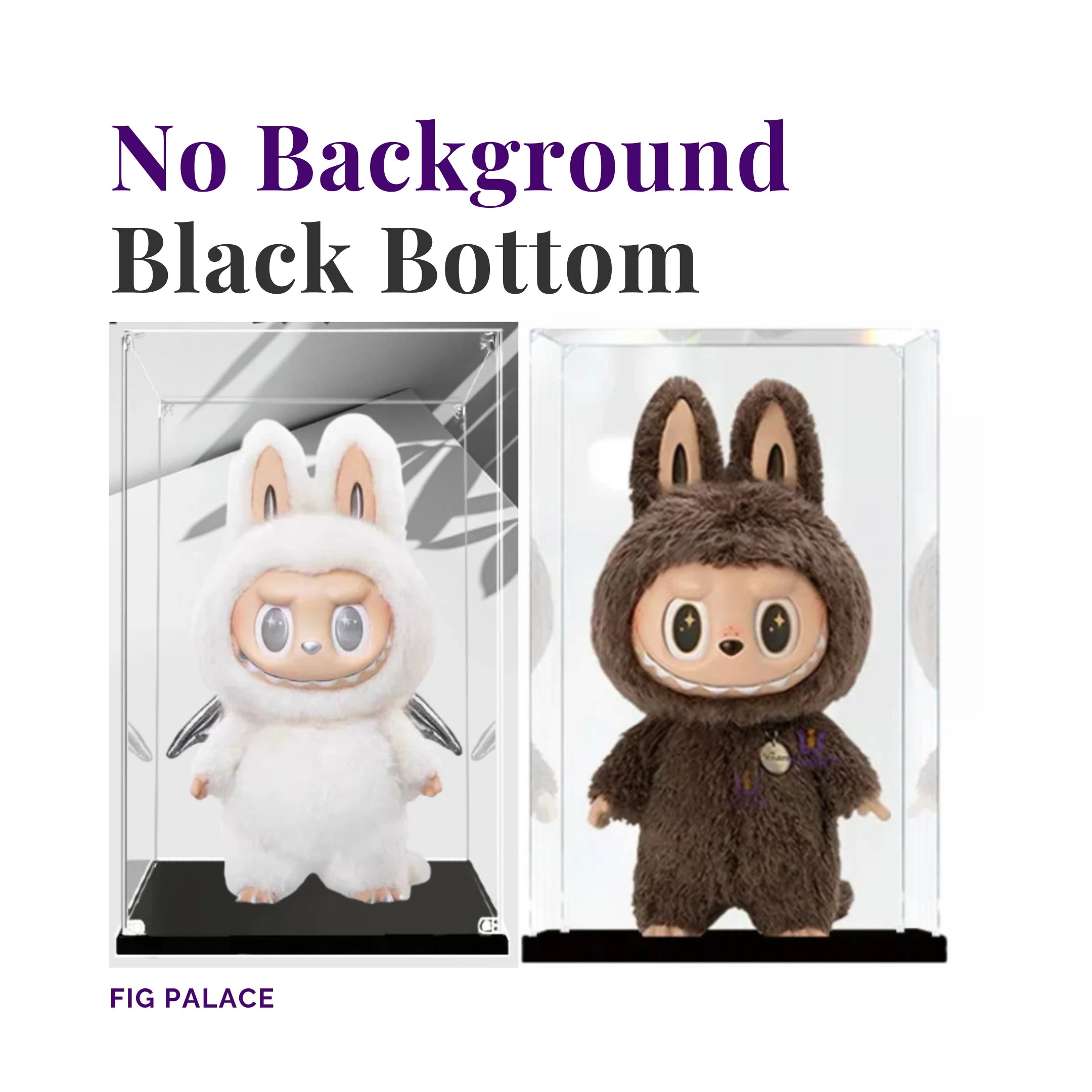  Zimomo Display Case, Perfect for Zimomo Vinyl Face Plush Dolls (Angel in Clouds, I FOUND YOU)、mySite、greenlandpopulation
