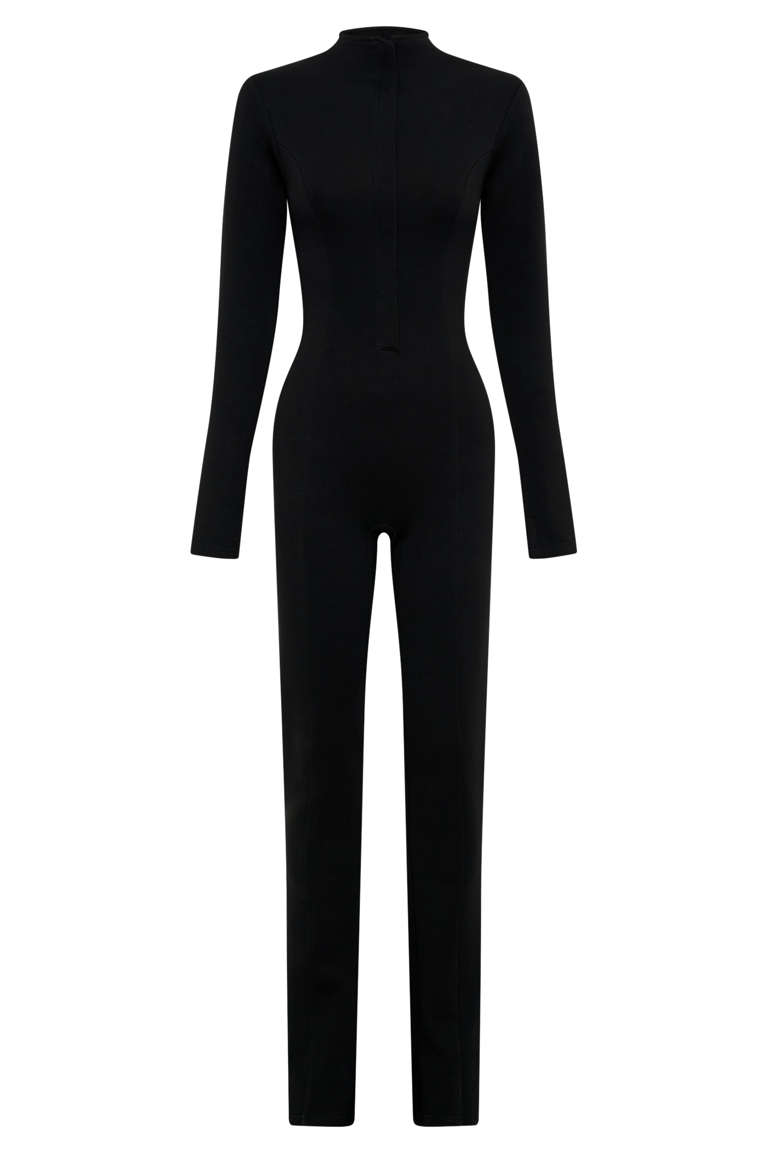 Margaery Scuba Jersey Jumpsuit - Black、mySite、solidvoid