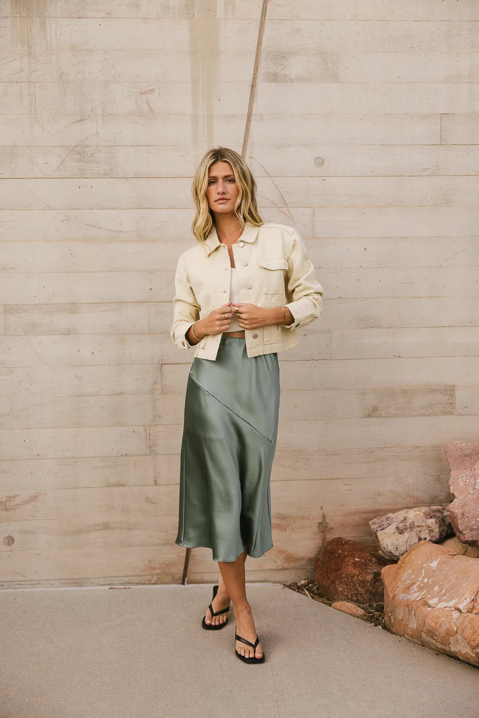  Zada Midi Skirt in Sage - FINAL SALE、mySite、merchandisen