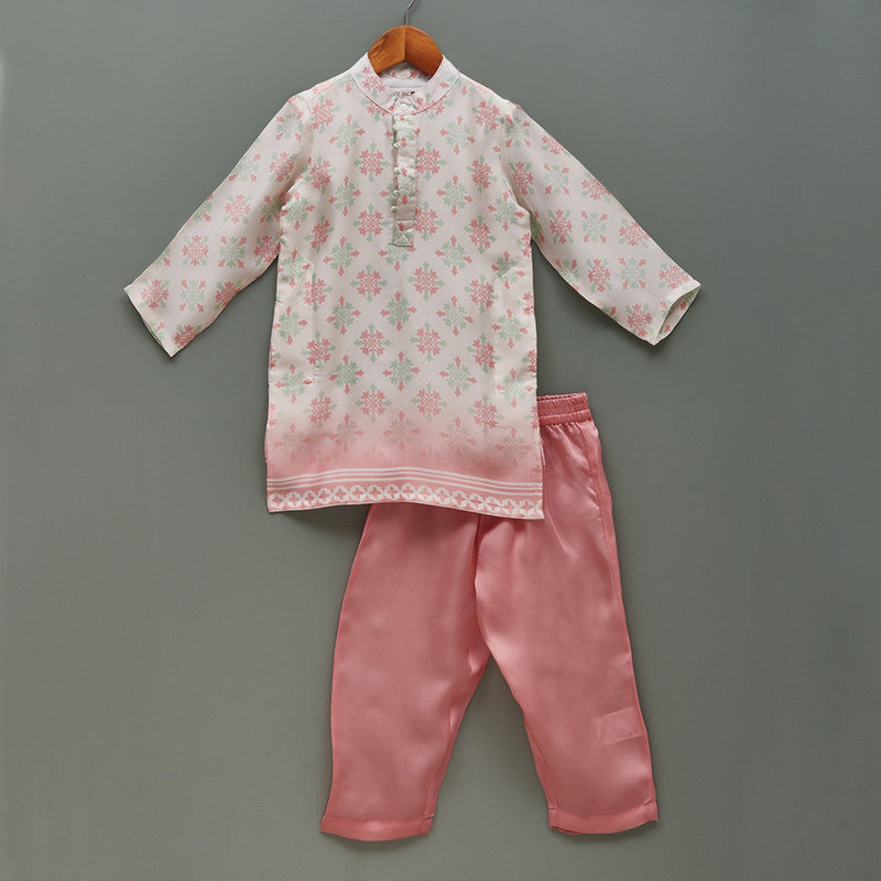 Silk Kurta Set | Printed | Multicolour、mySite、camillekostekn