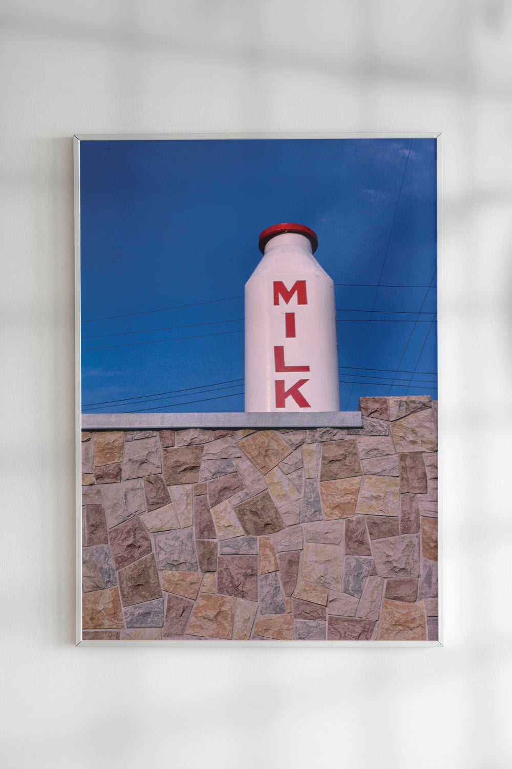 Milk Bottle Roadside Attraction Art Print、mySite、gigharbornorthrealestate