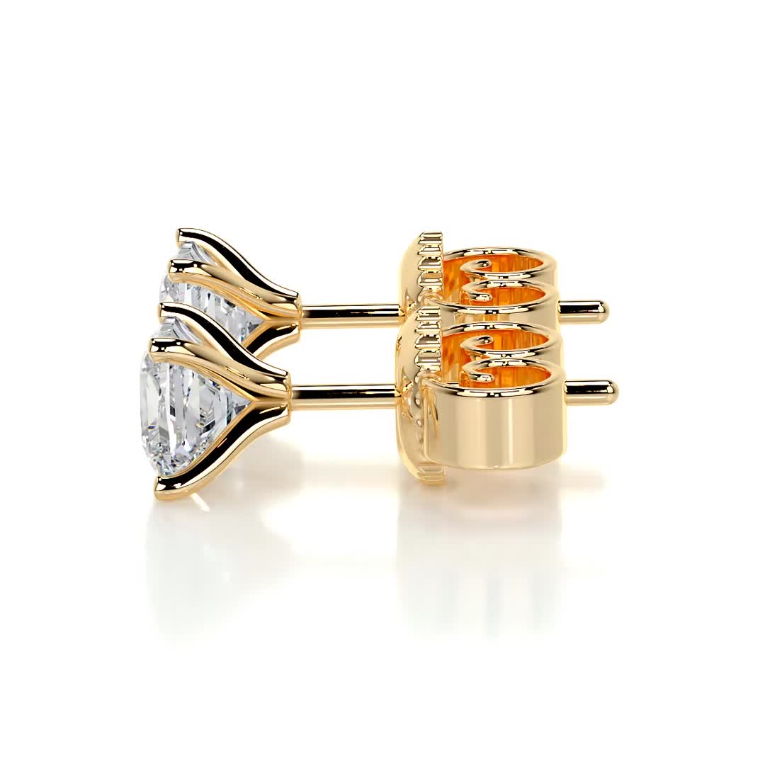 Jamie Lab Grown Diamond Earrings -18K Yellow Gold、mySite、hinf8tx79