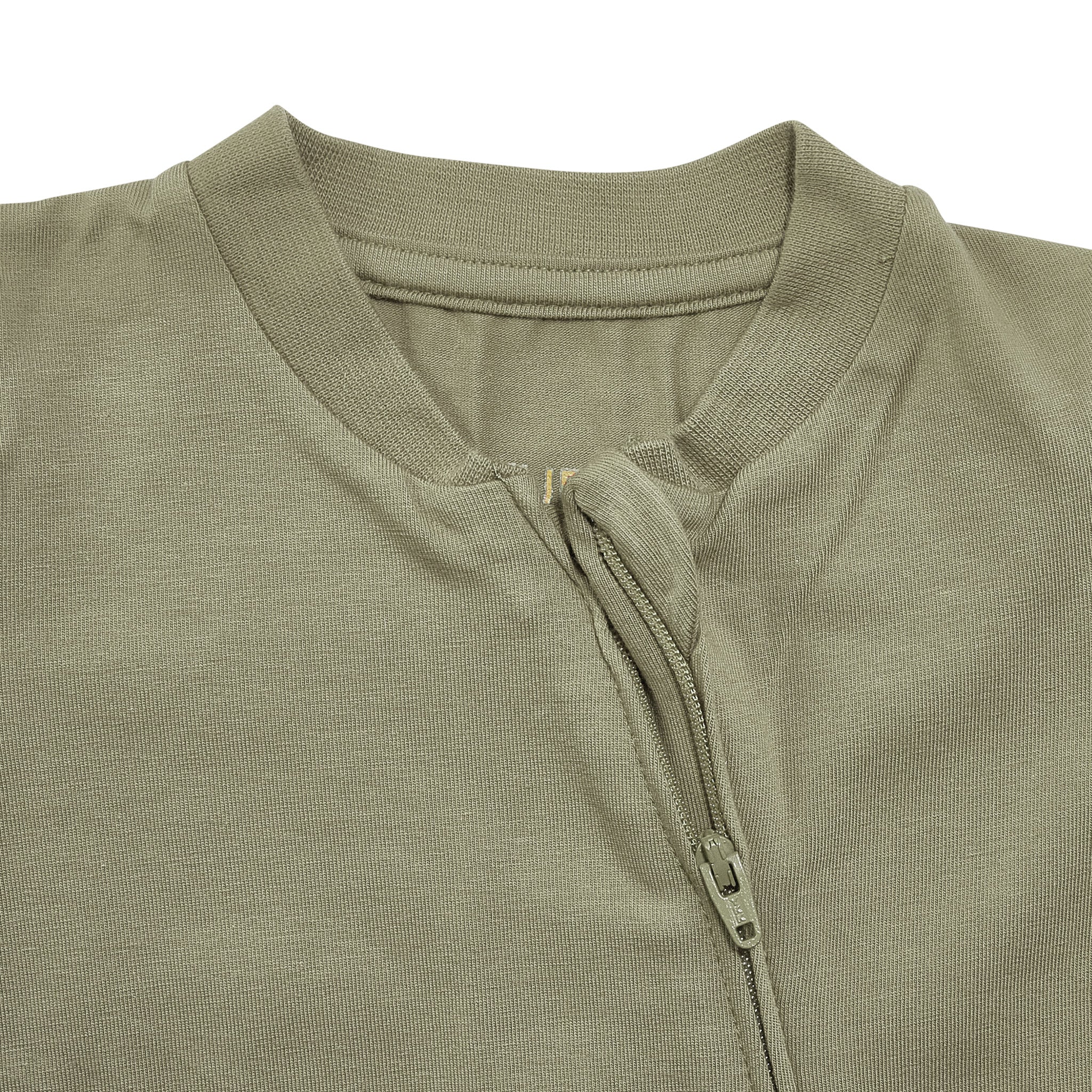 RETIRED - Organic Long Sleeve Zippered Bunsie - Bayleaf、mySite、g9winljtr