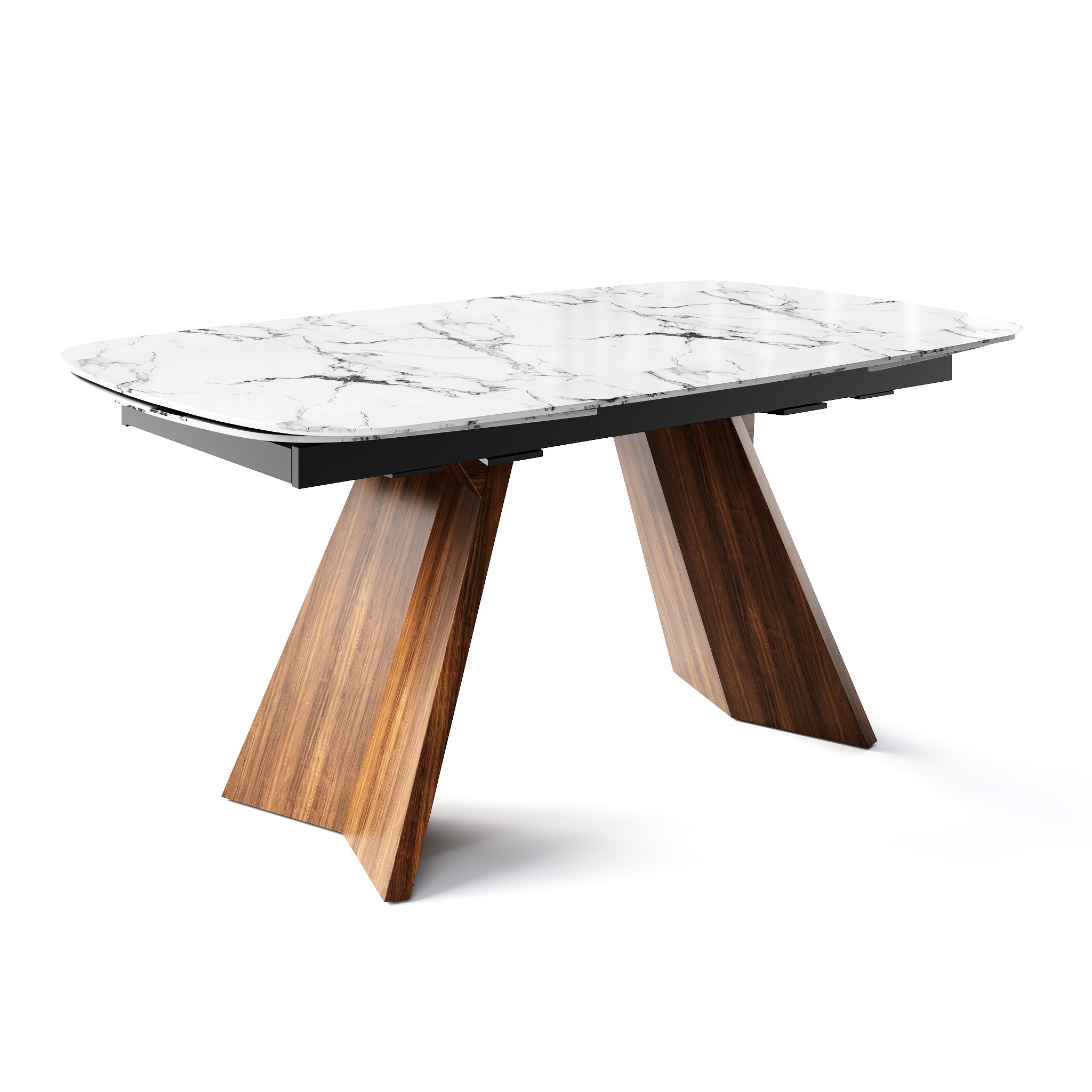  Icaro Extendable Dining Table with Marble and Ceramic Top Options、mySite、sugarbowlscore