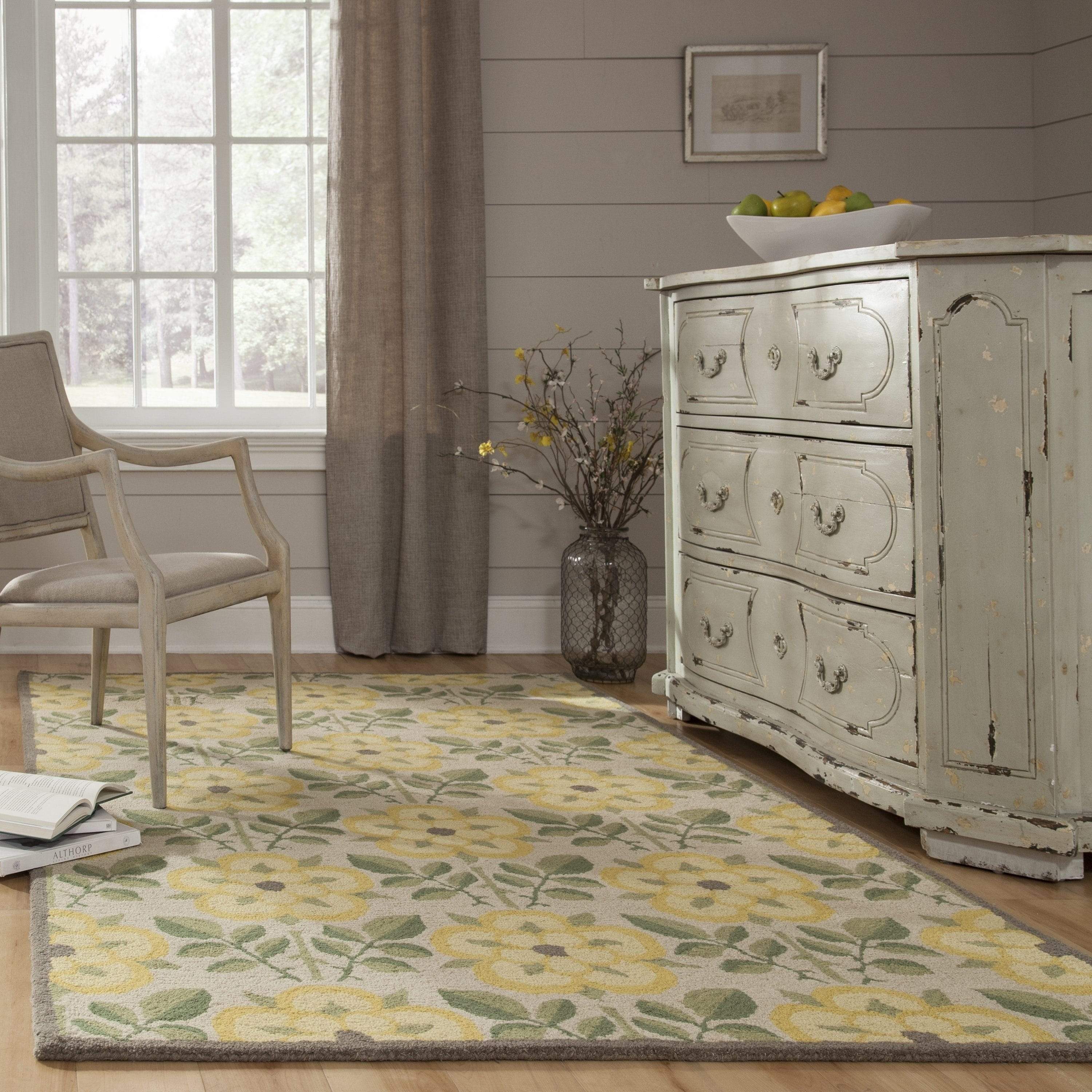 Newport Yellow Area Rug、mySite、gigharbornorthrealestate