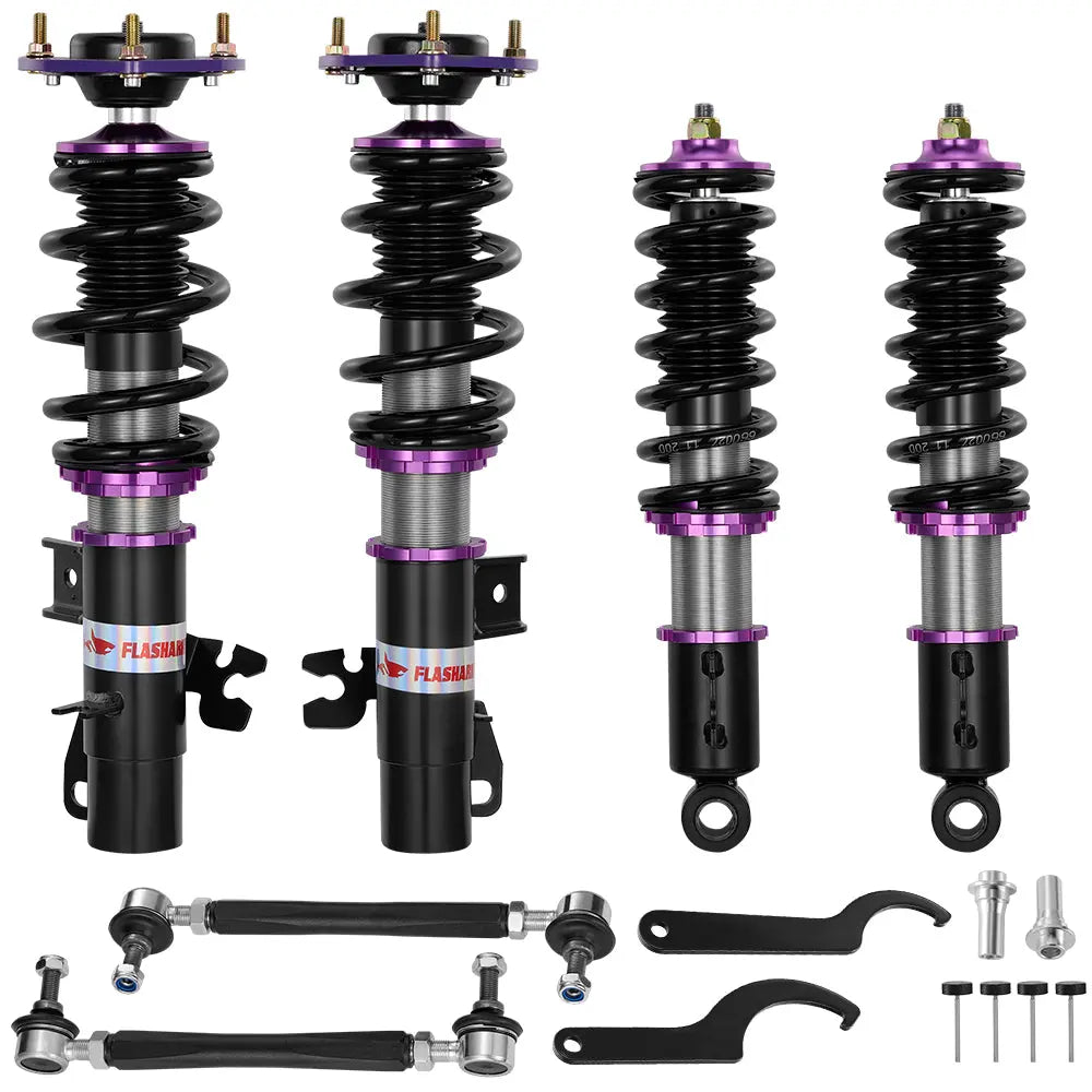 For 2007-2015 MINI Cooper FWD (R56/R57/R58/R59) 32-Way Damping Coilover Shock Absorbers Struts | Flashark、mySite、nflplayoffbracketp
