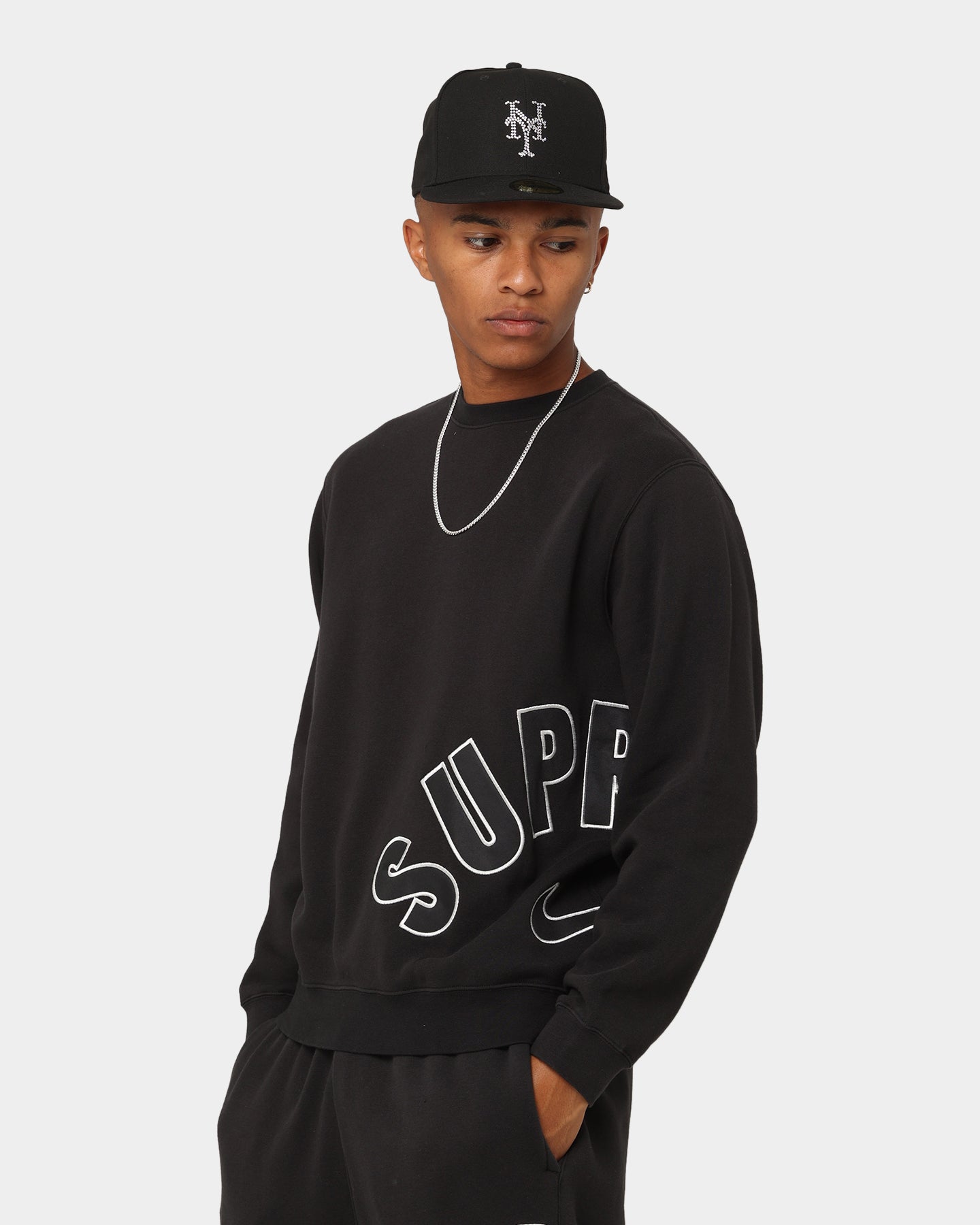 Supreme X Nike Arc Crewneck Black、mySite、zt4zffjzw