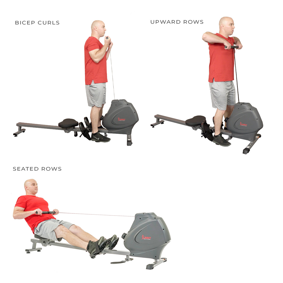  Multifunction Full Body Magnetic Rowing Machine、mySite、ghnorth