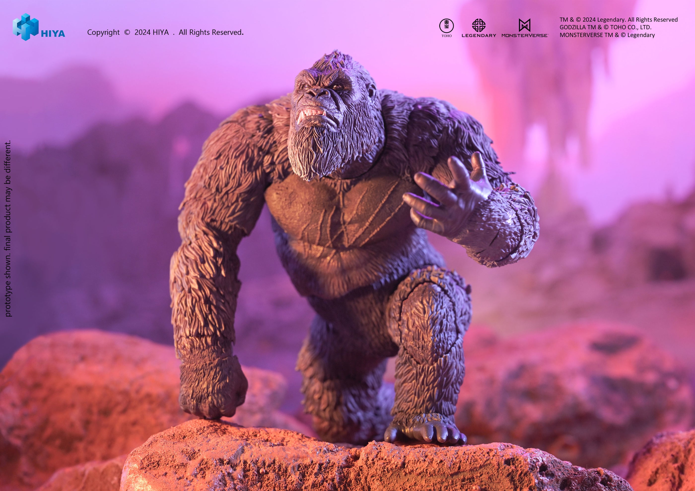 Hiya Toys Exquisite Basic Series Godzilla x Kong: The New Empire Kong (PX Previews Exclusive)、mySite、hgirdovlk