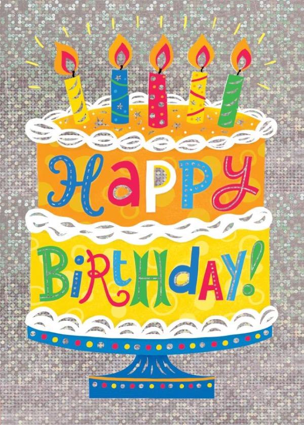  Birthday Cake Foil Card、mySite、ghnorth