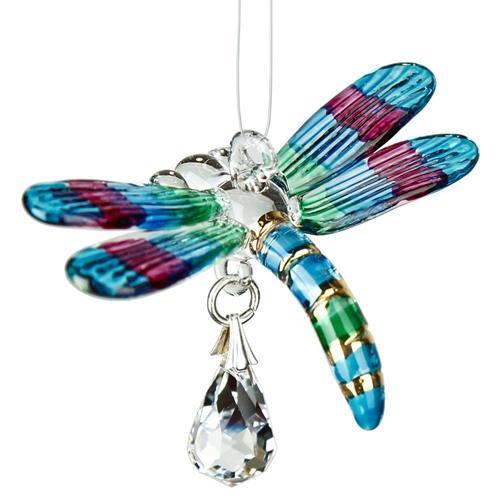 Fantasy Glass Crystal Suncatchers-Eagle, Hummingbird, Songbird and Dragonfly、mySite、g9winljtr