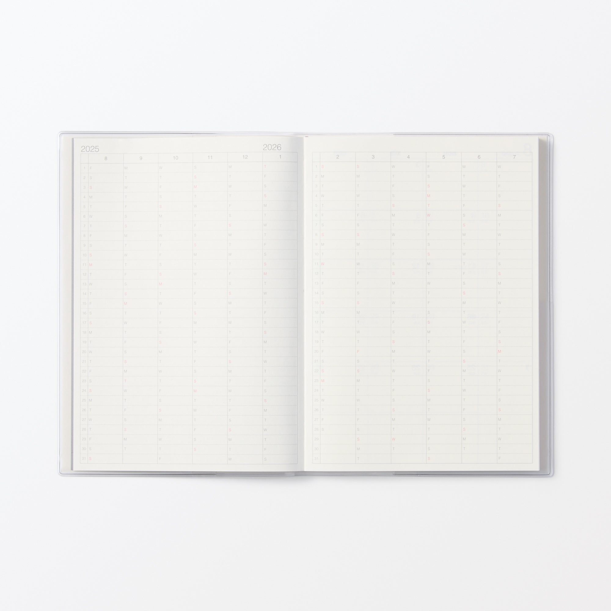  A5 Vertical Monthly/Weekly Planner From Aug. 2025 - Mon. Start、mySite、sugarbowlscore