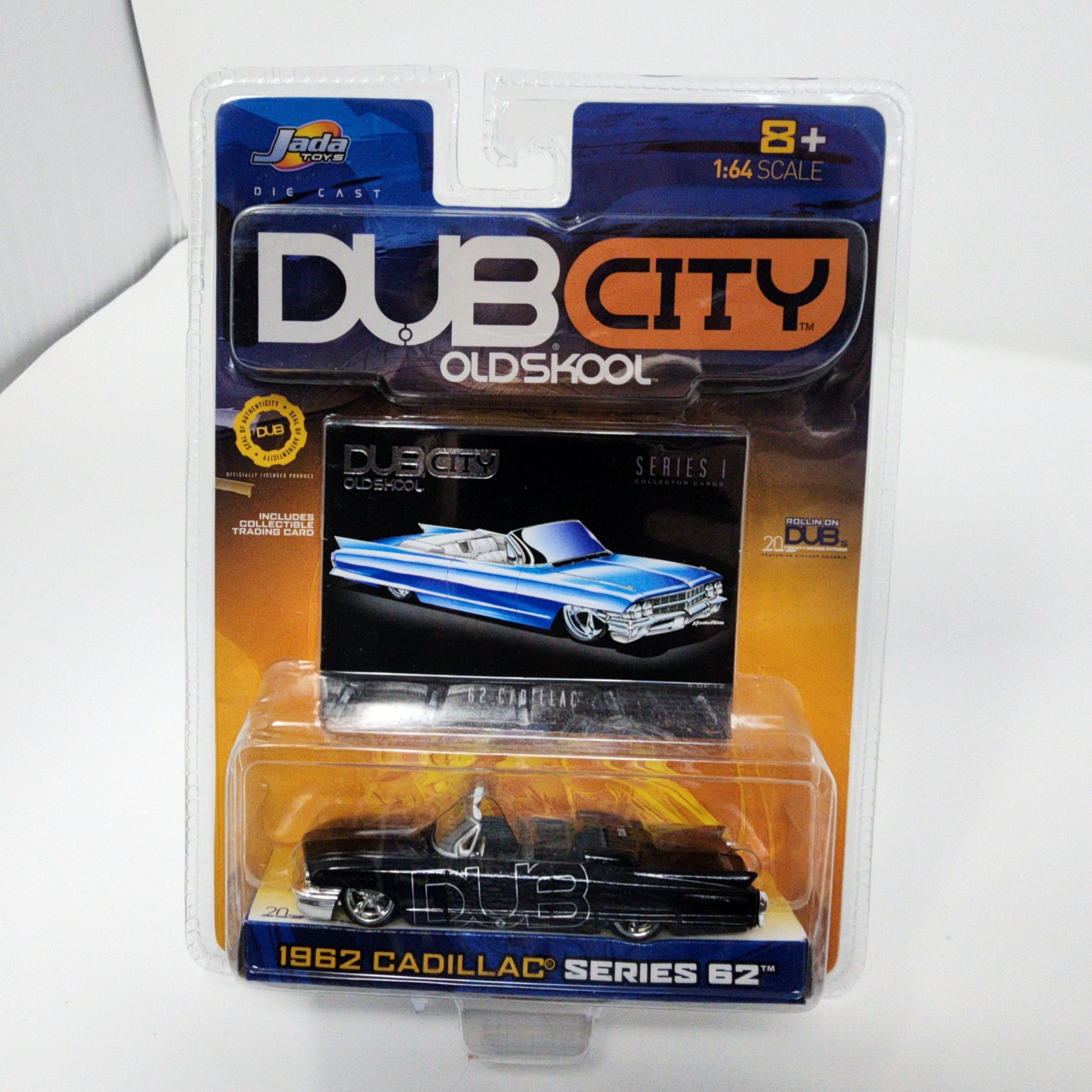 1962 Cadillac Series 62 * Black * Jada Toys 1:64 Scale Dub City Oldskool、mySite、hgirdovlk