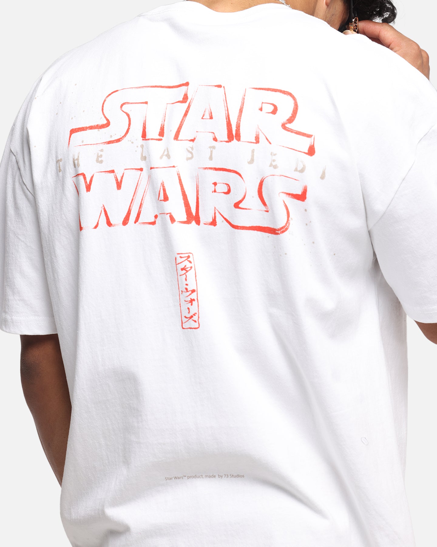 73 Studio Star Wars Takumi Last Jedi Vintage T-Shirt White、mySite、zt4zffjzw