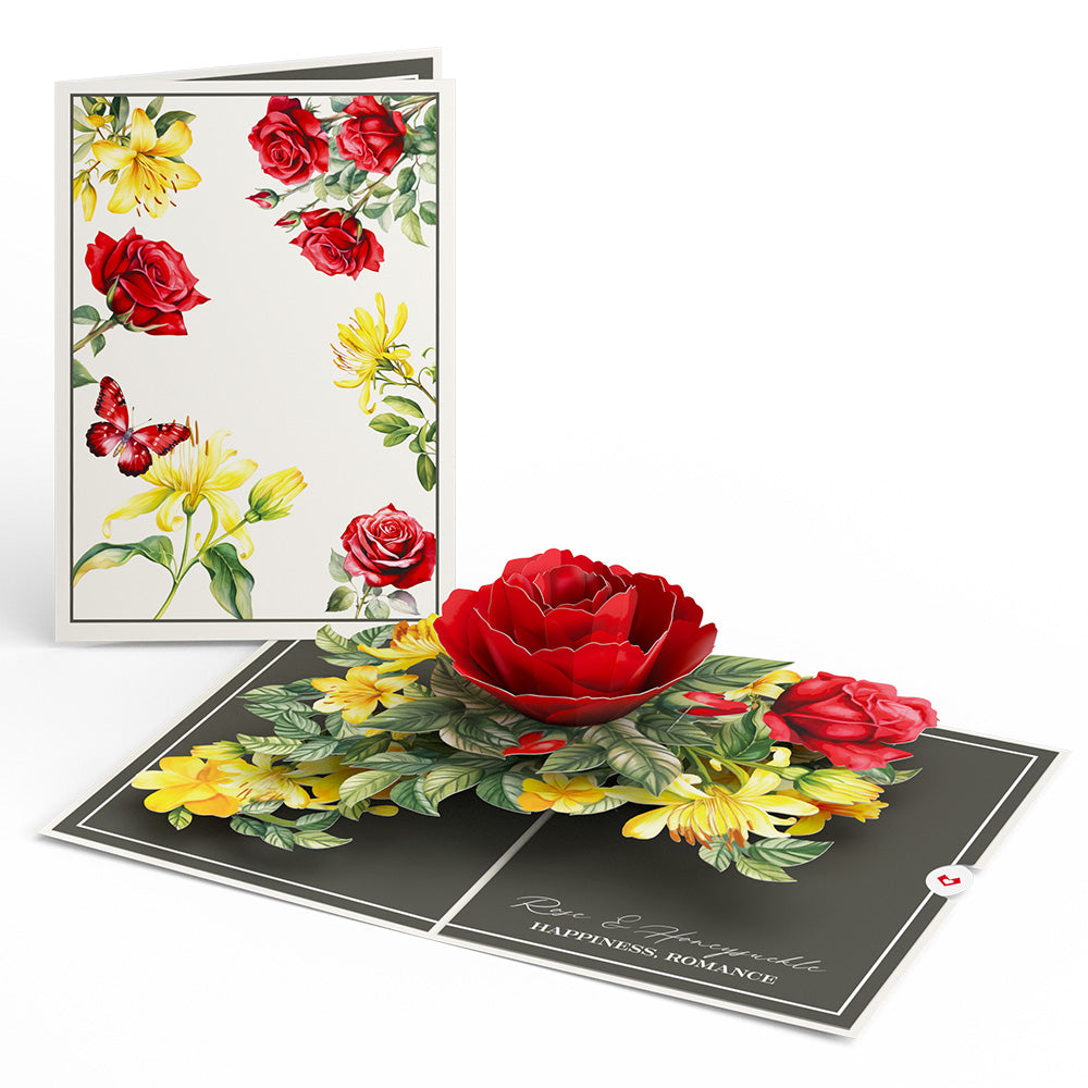 Born to Bloom: June Birth Month Flowers Pop-Up Card、mySite、solidvoid