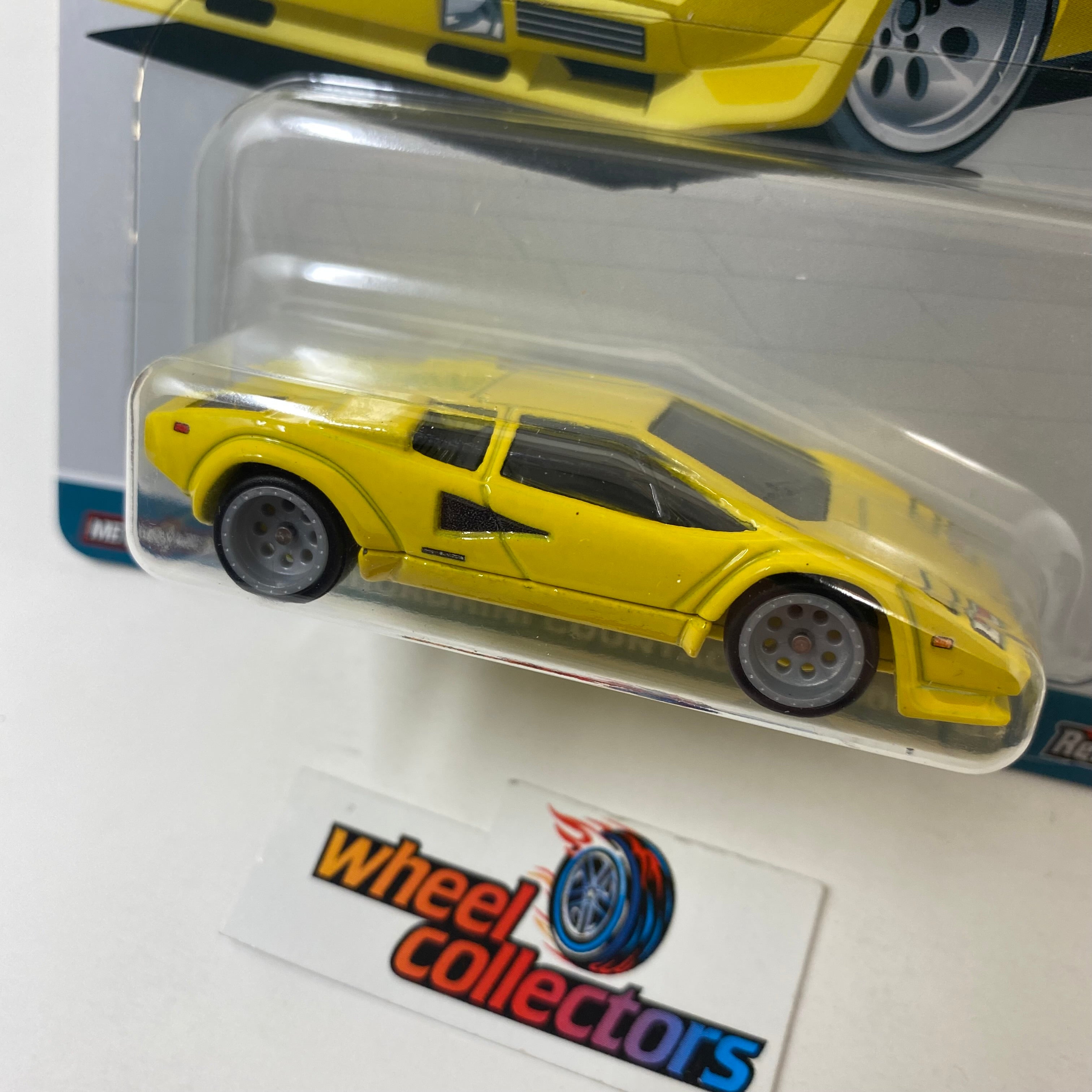Lamborghini Countach LP 5000 QV * YELLOW * 2023 Hot Wheels Spettacolare Car Culture、mySite、hgirdovlk