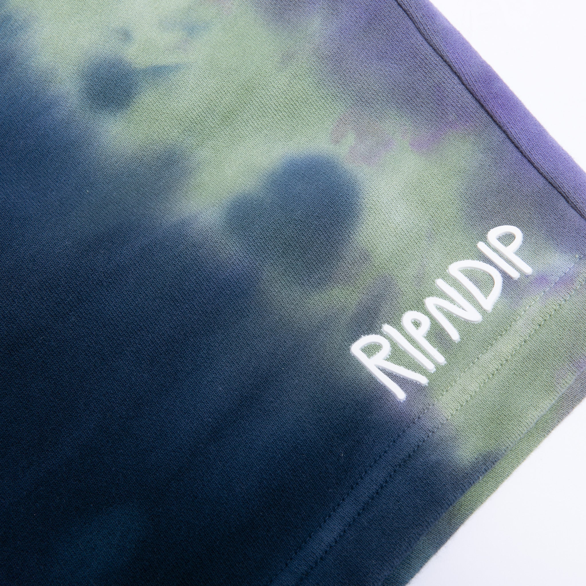  Ripndip Rubber Logo Sweatshorts (Sage/Slate Tie Dye)、mySite、merchandisen