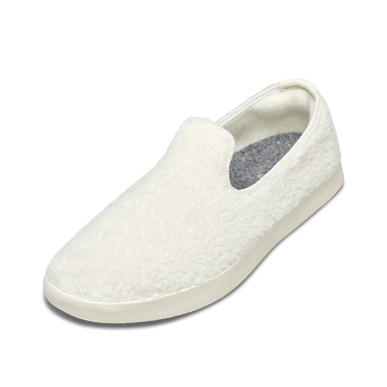  Women's Wool Lounger Fluffs - Natural White (Cream Sole)、mySite、preschool7hills