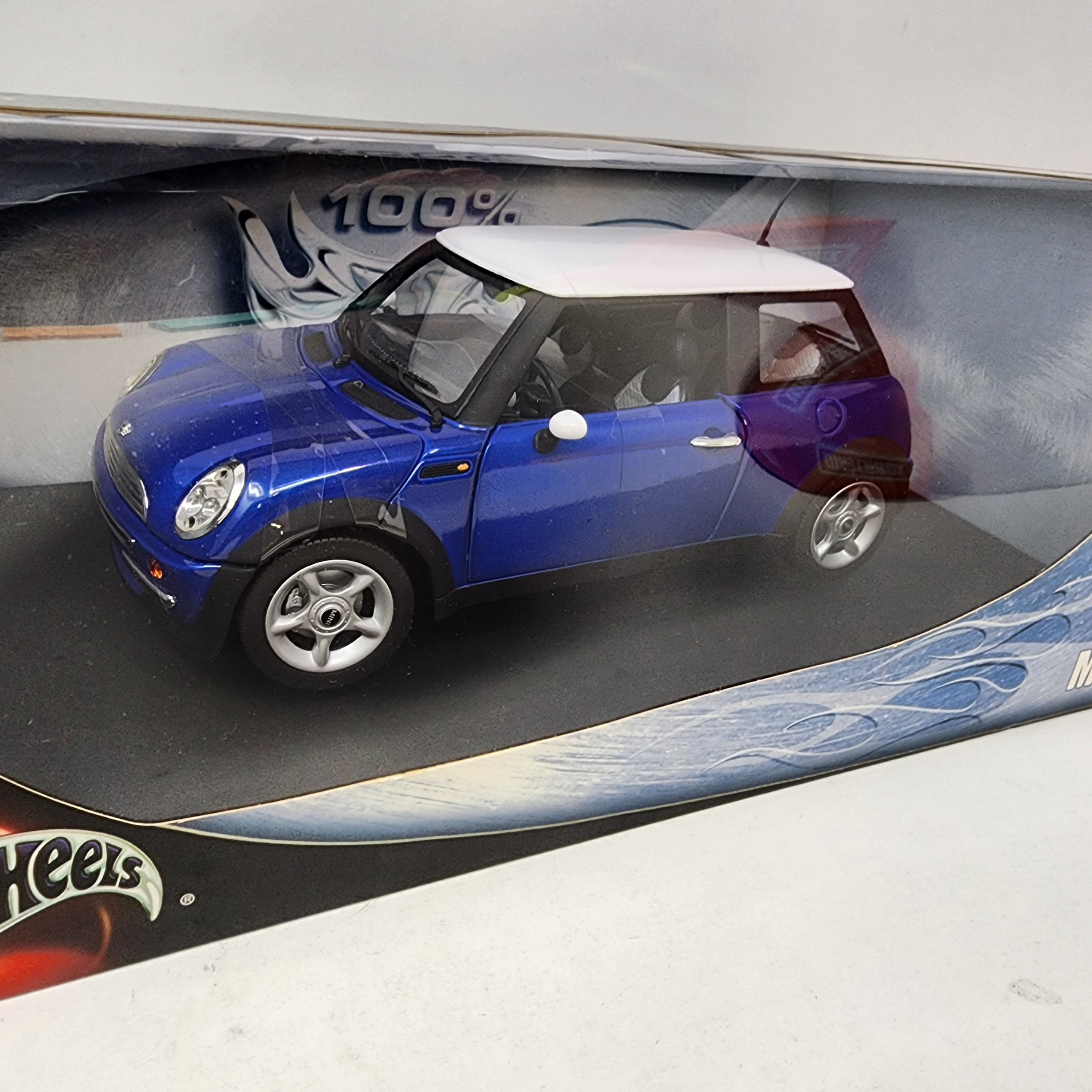 Mini Cooper * Blue * 100% Hot Wheels 1/18 Scale、mySite、hgirdovlk